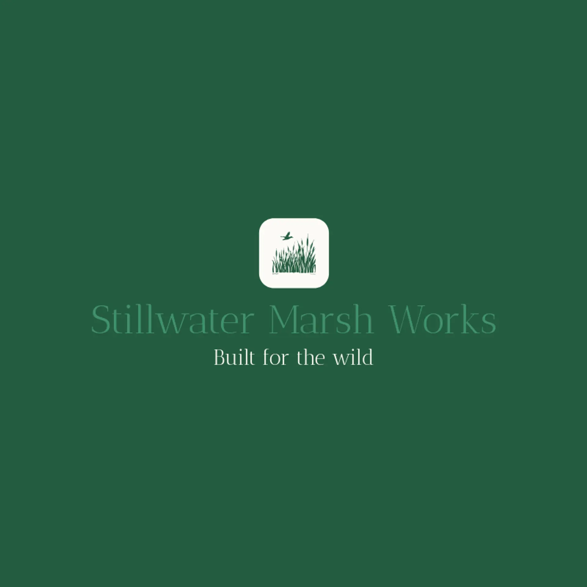 Stillwater Marsh Works logo for marsh