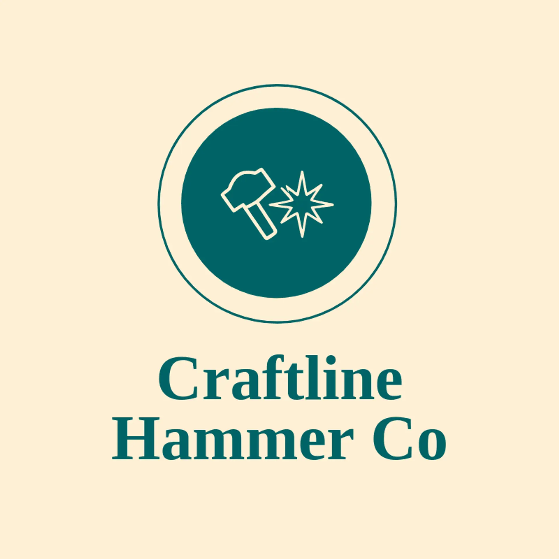Craftline Hammer Co logo for hammer