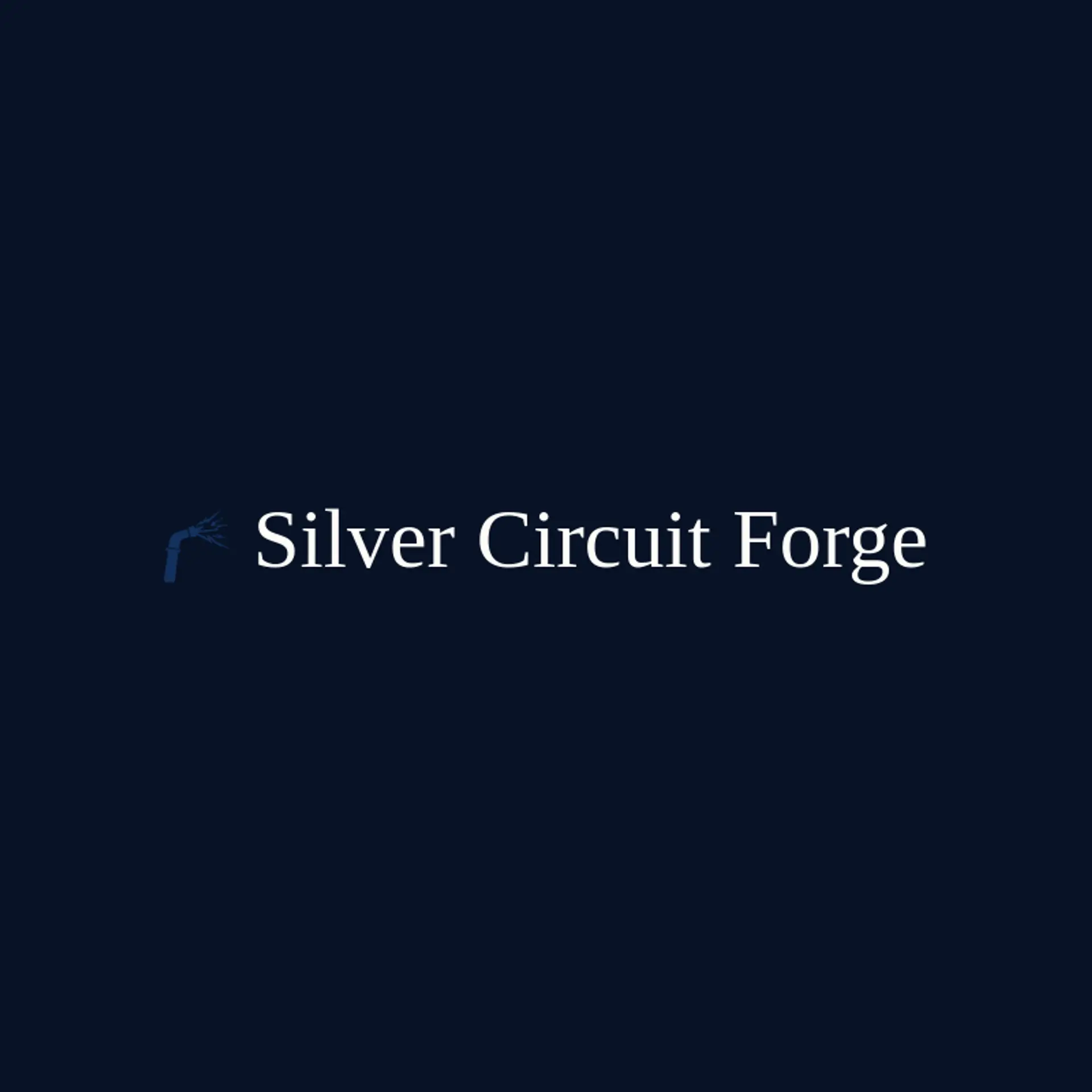 Silver Circuit Forge logo for fabrication
