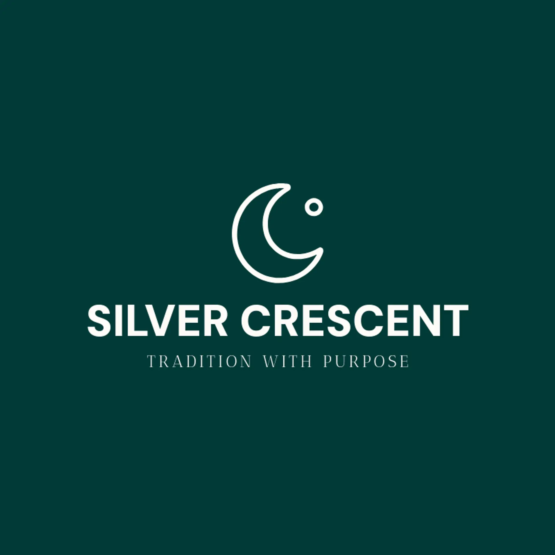Silver Crescent logo for muslim