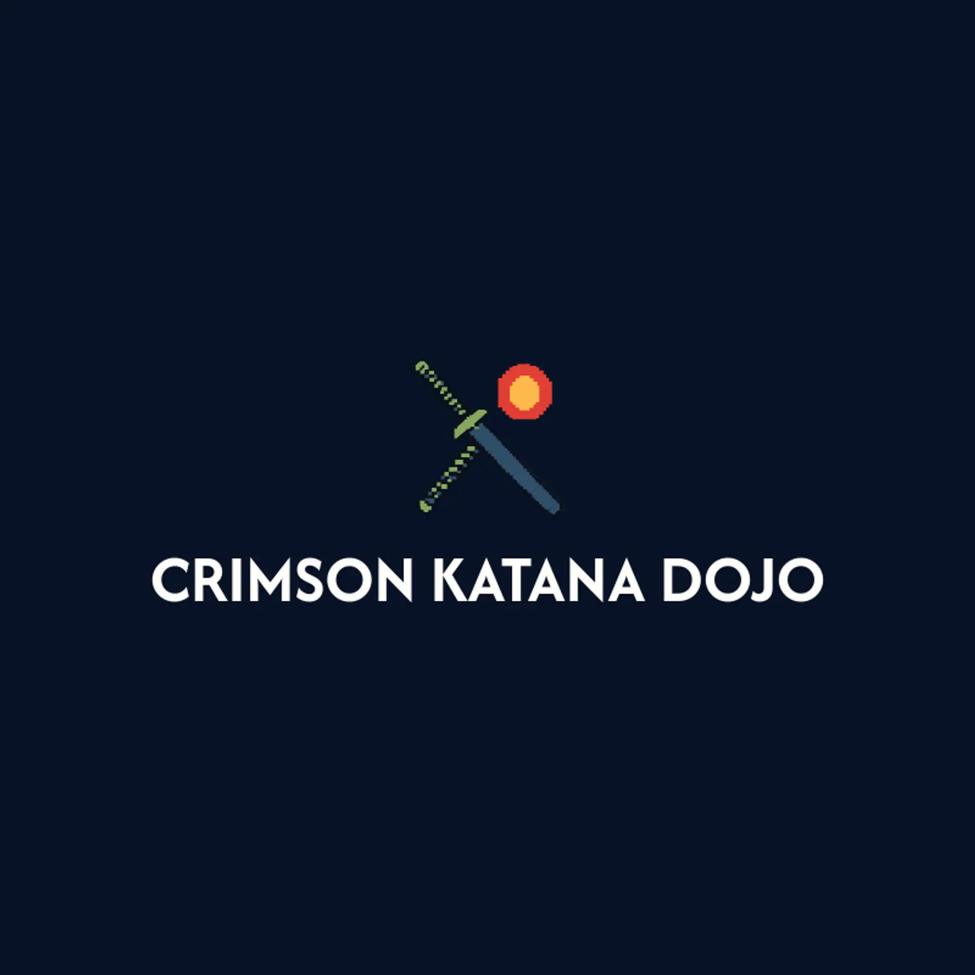 Crimson Katana Dojo logo for samurai