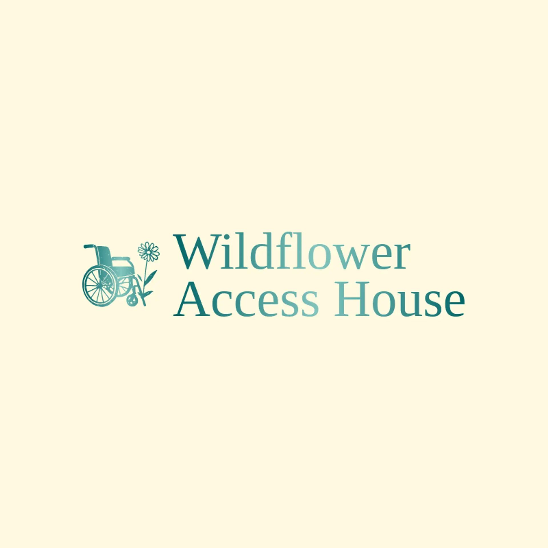 Wildflower Access House logo for wheelchair