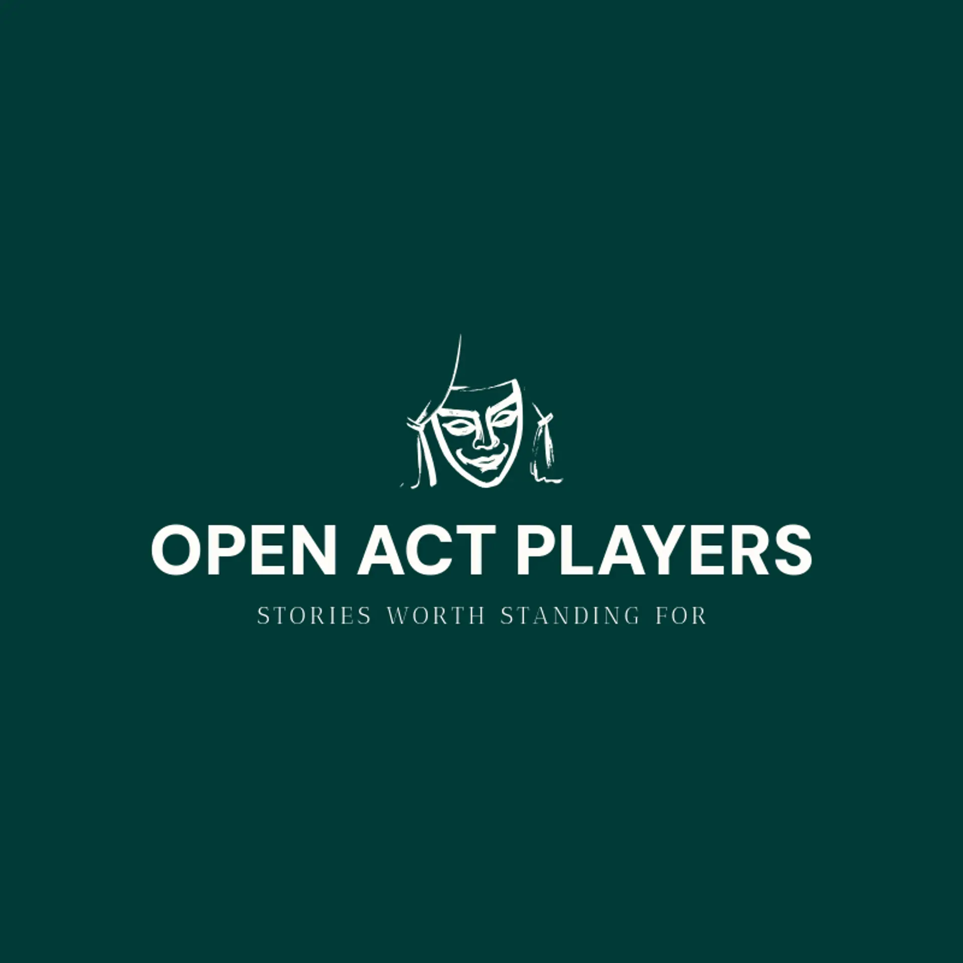 Open Act Players logo for drama