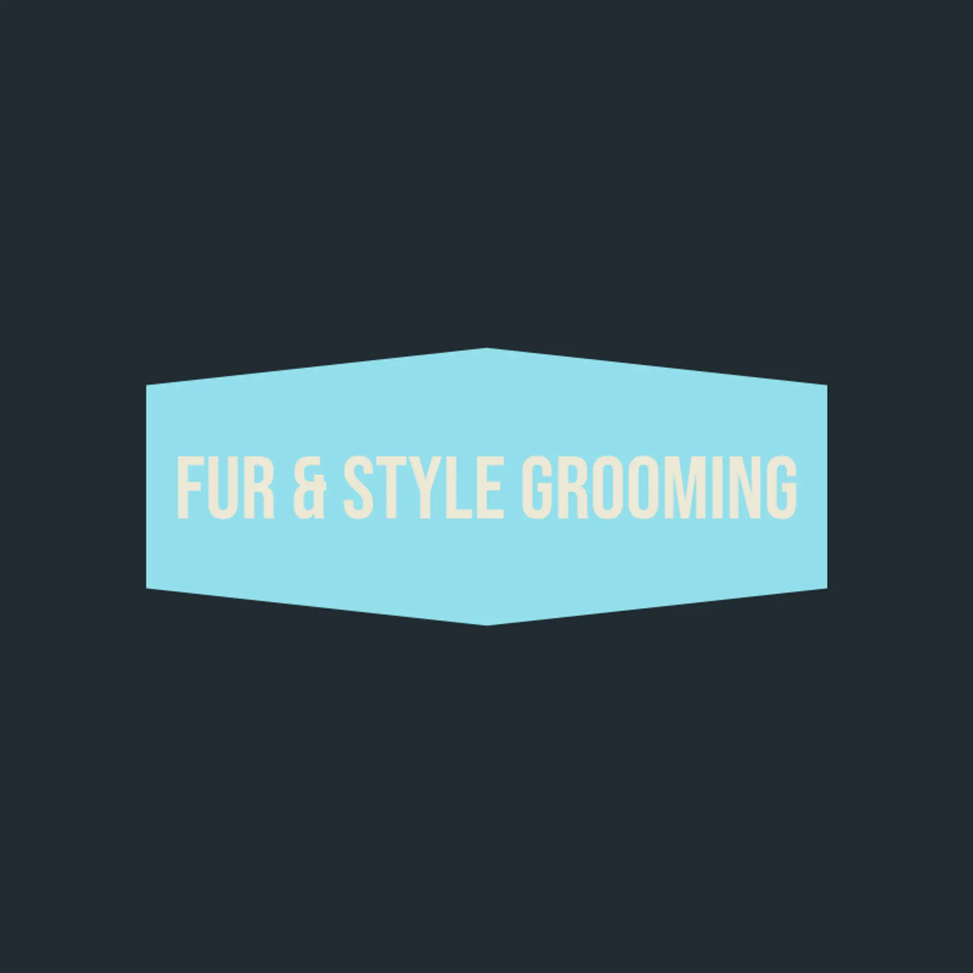 Fluffy Fins & Fur logo for pet grooming