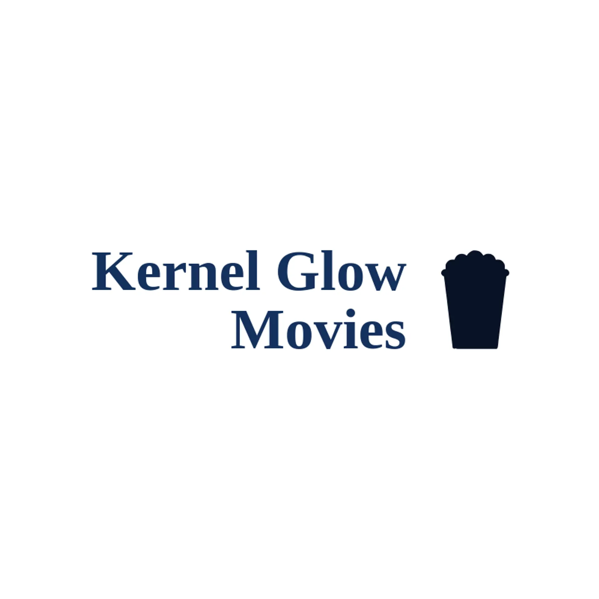 Kernel Glow Movies logo for movie theater