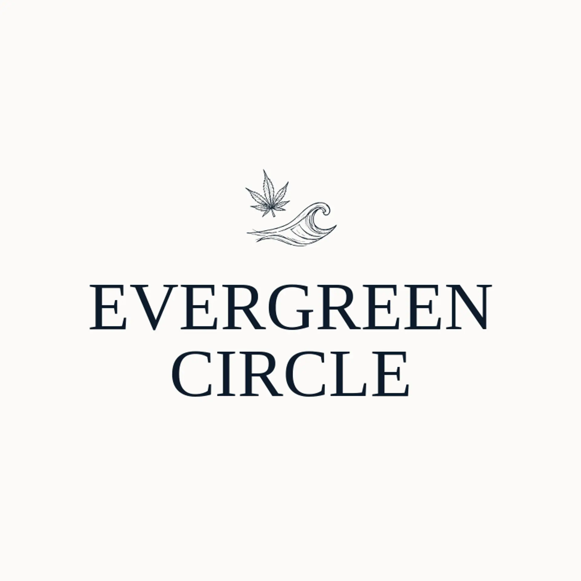 Evergreen Circle logo for marijuana