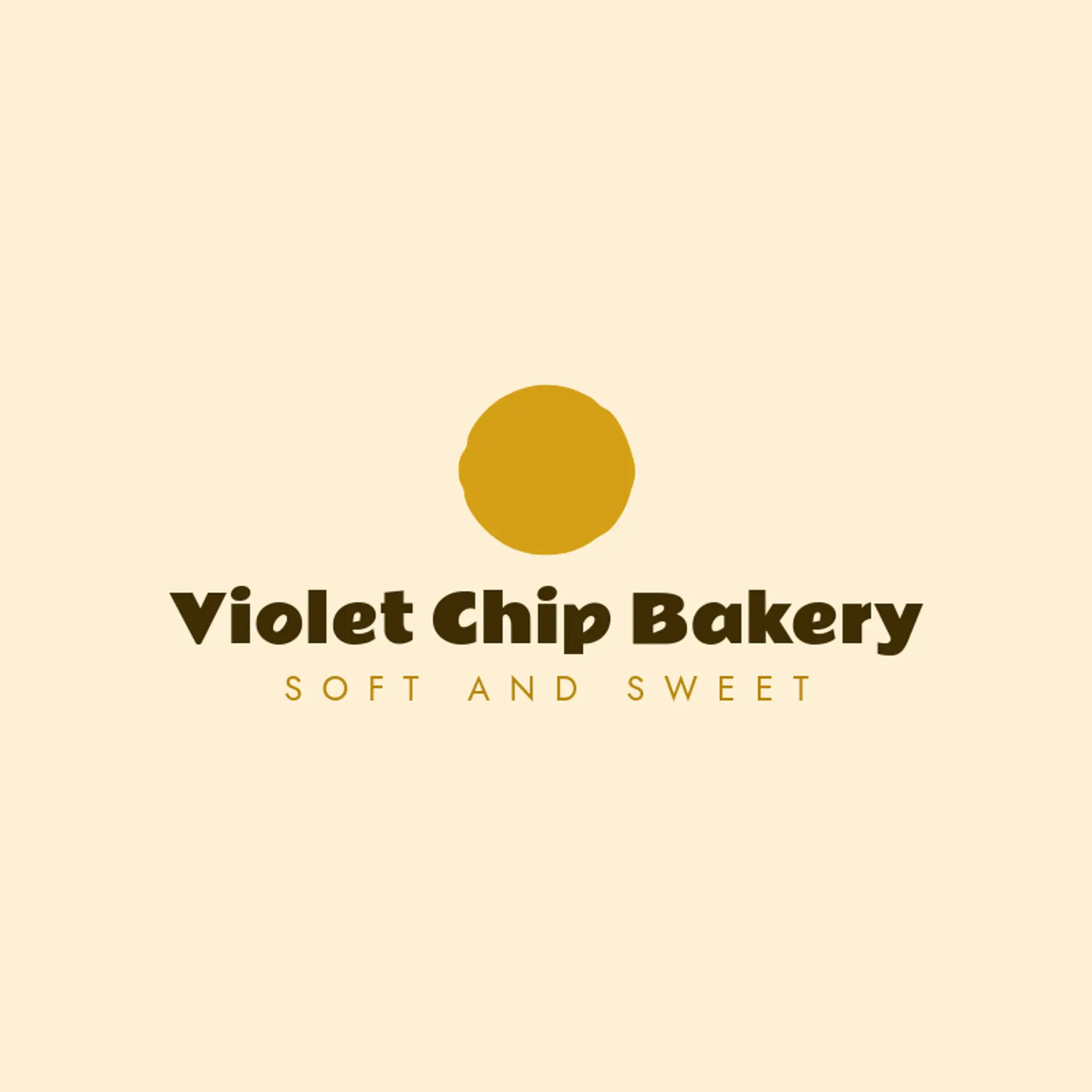 Violet Chip Bakery logo for cookie