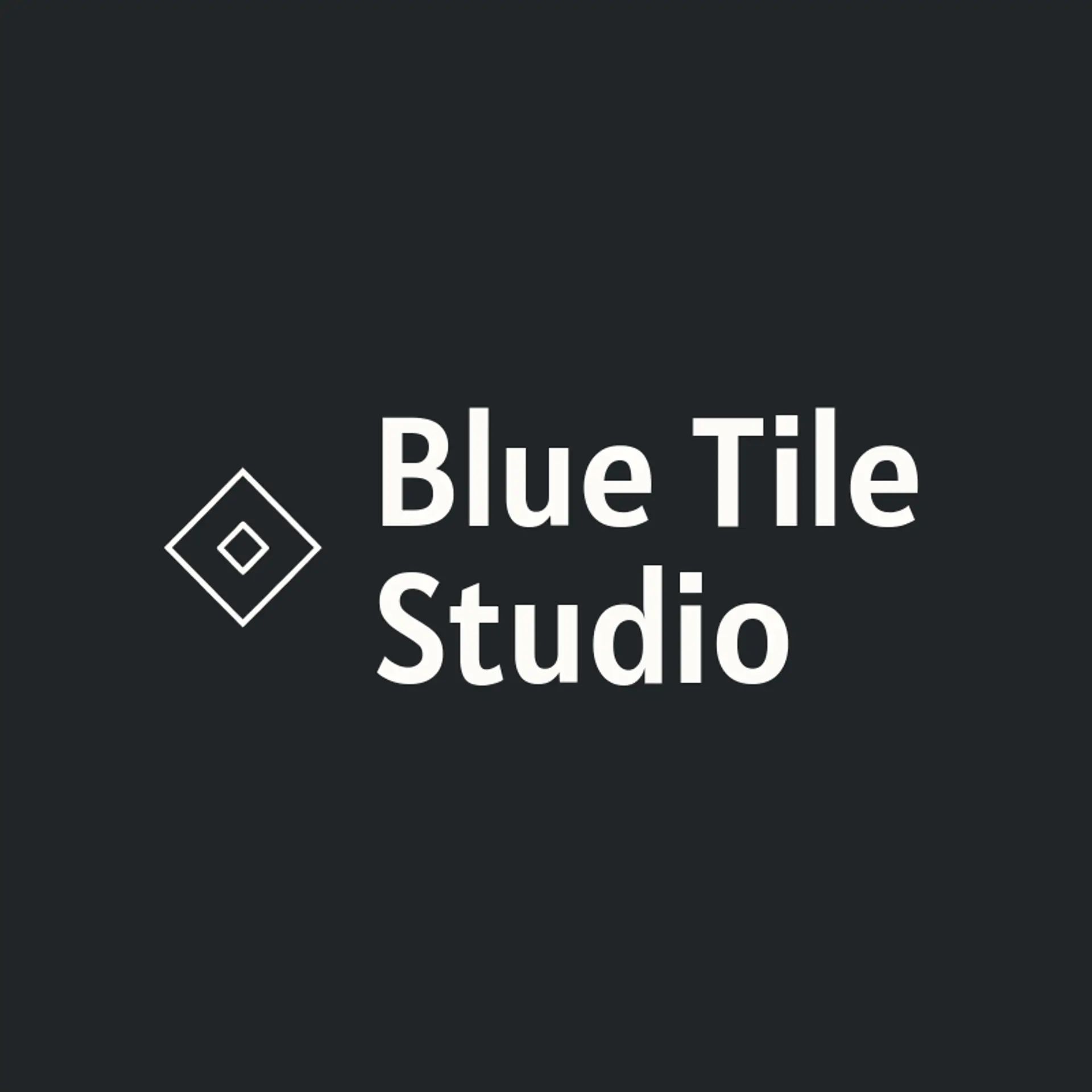Blue Tile Studio logo for arabic