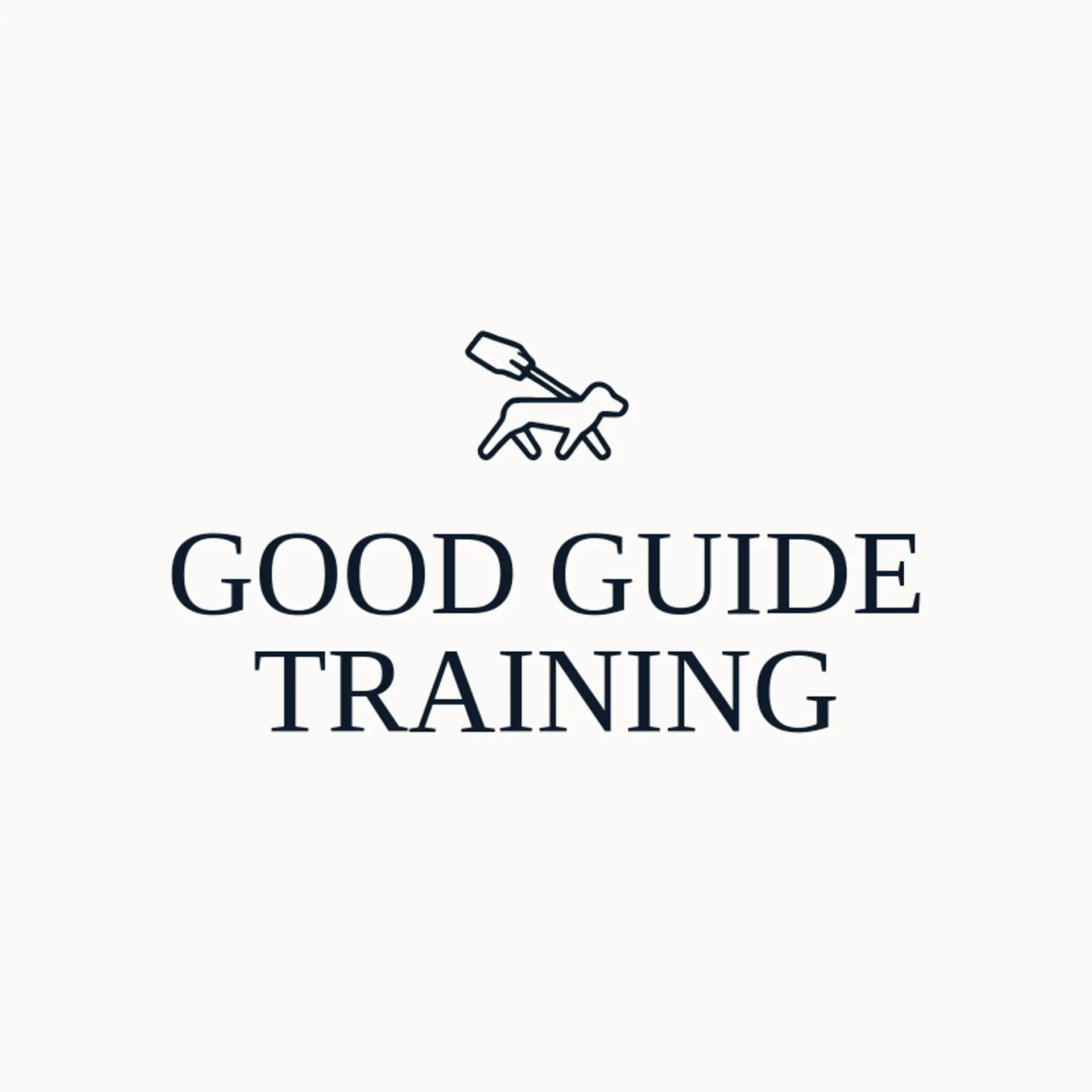 Good Guide Training logo for dog training