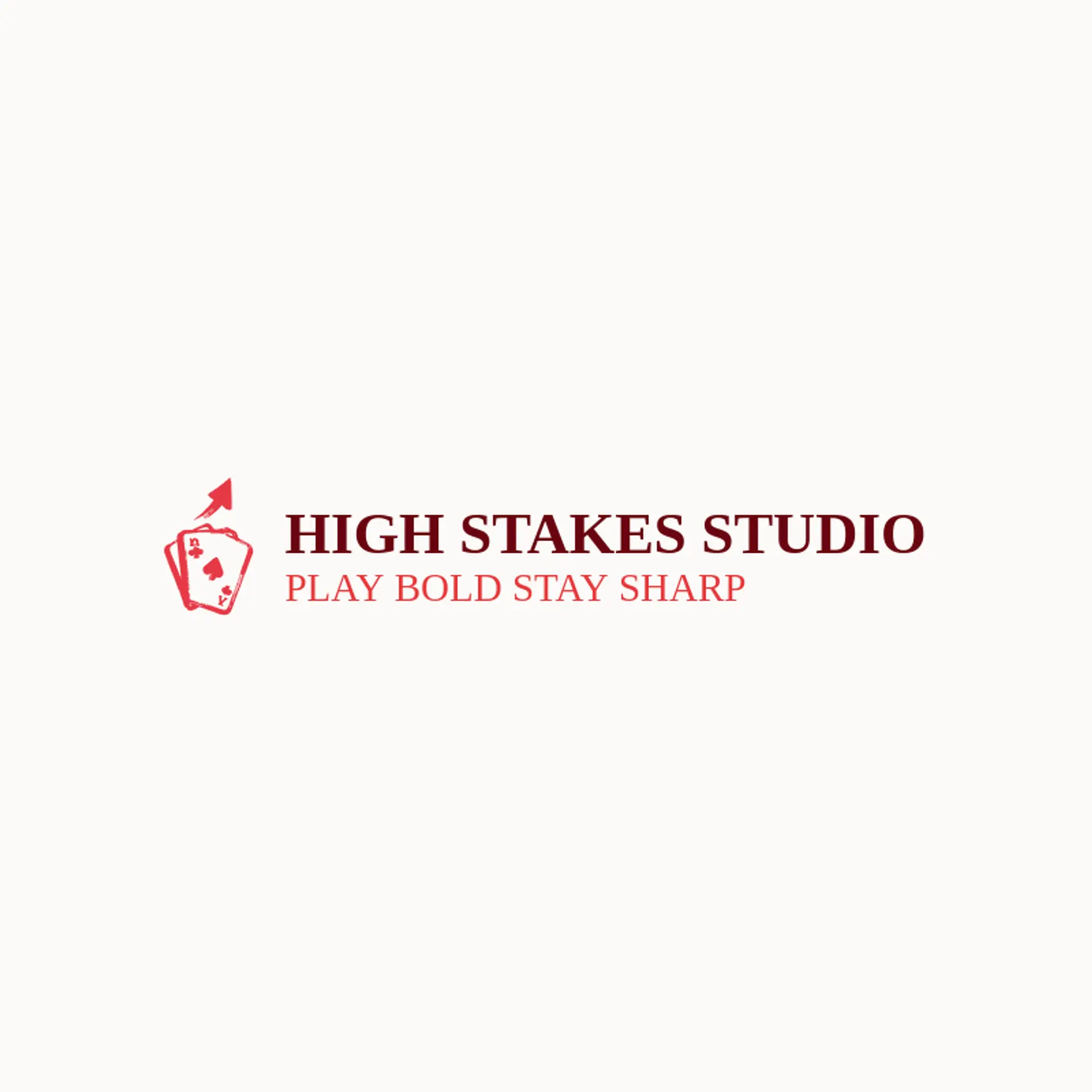 High Stakes Studio logo for playing cards