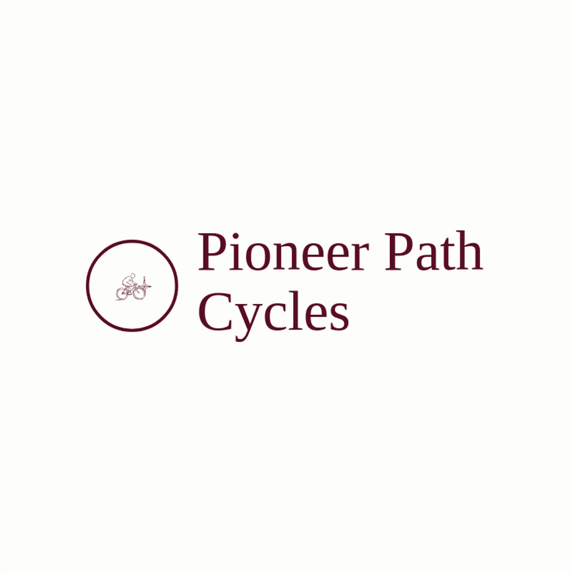 Pioneer Path Cycles logo for cycling