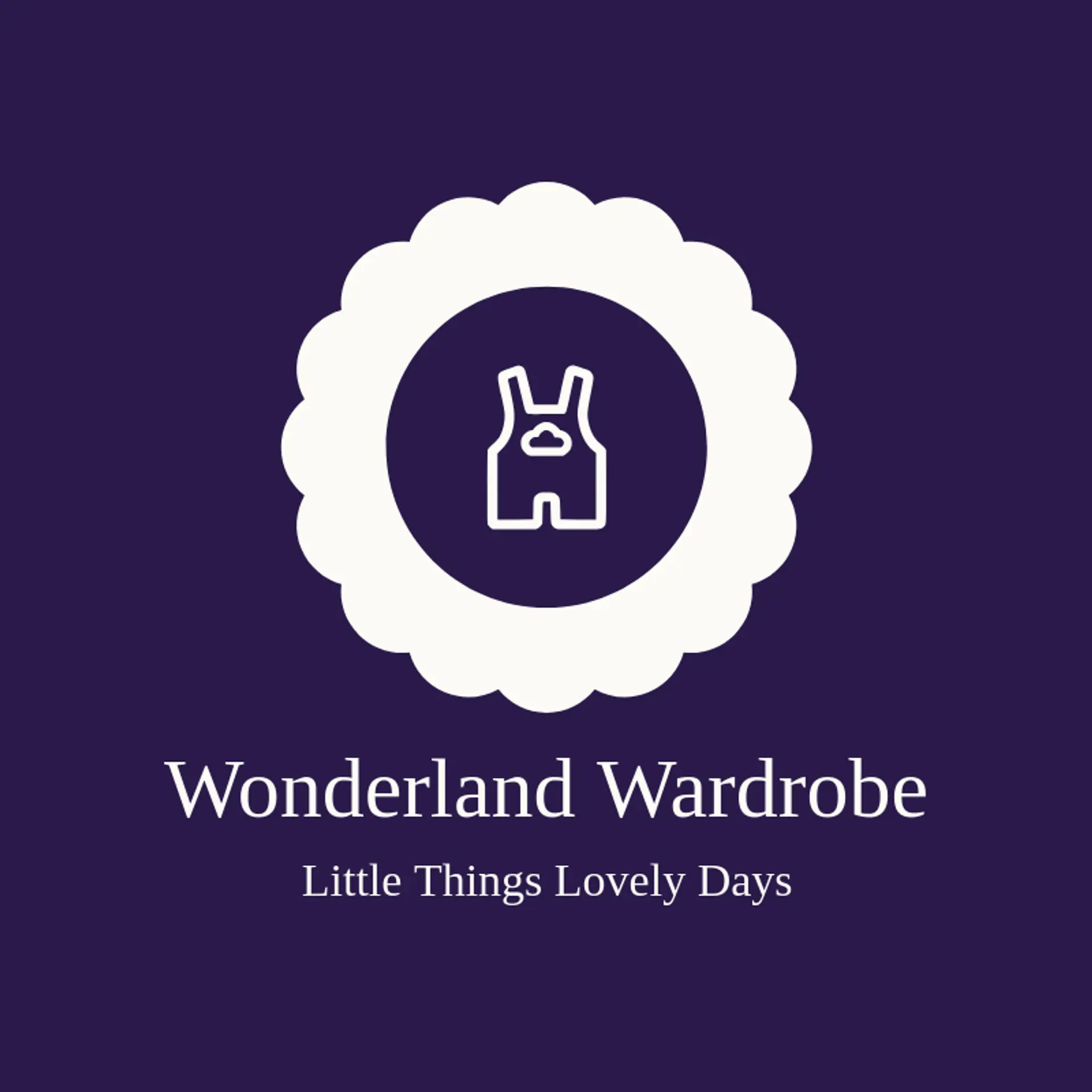 Wonderland Wardrobe logo for kids clothing
