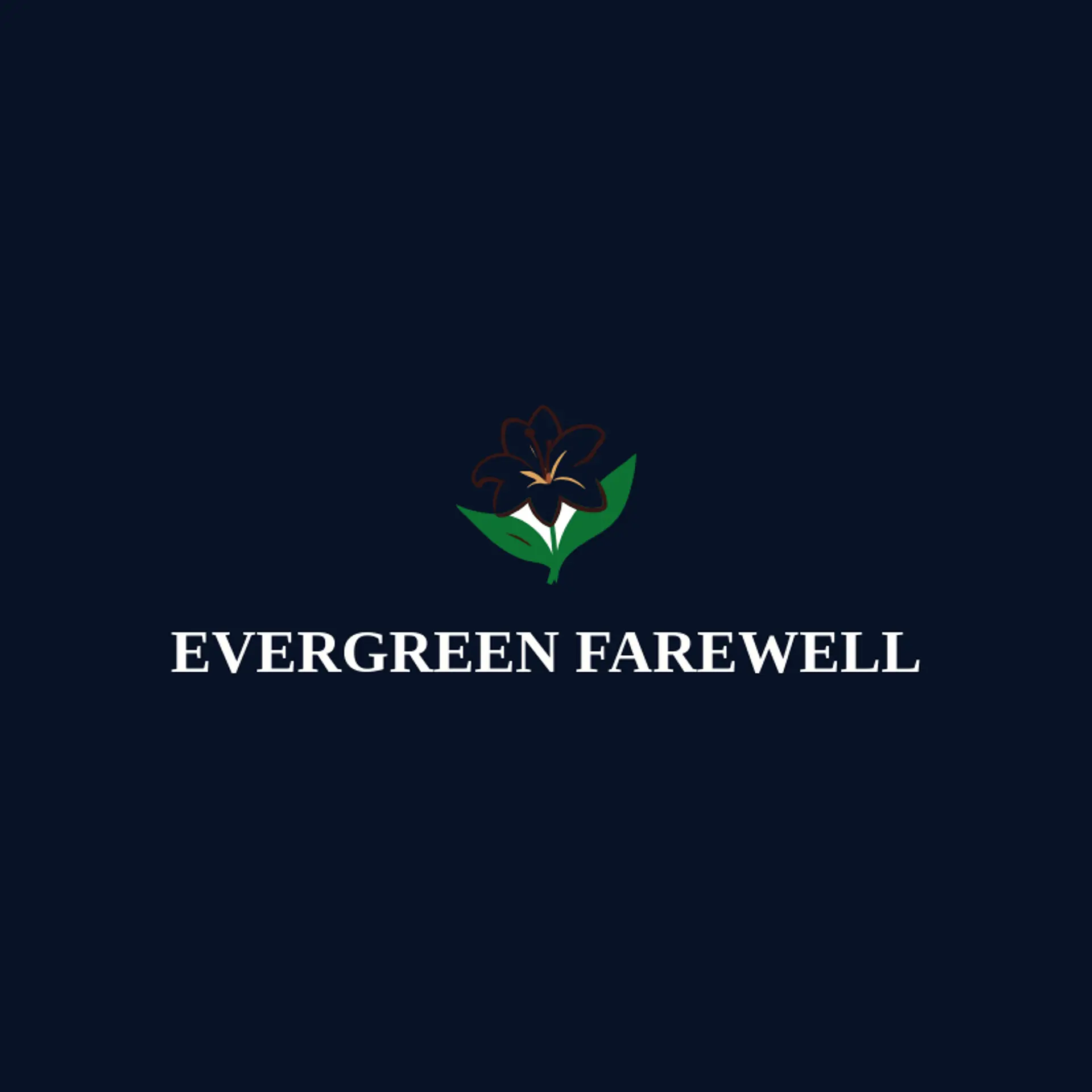 Evergreen Farewell logo for funeral home