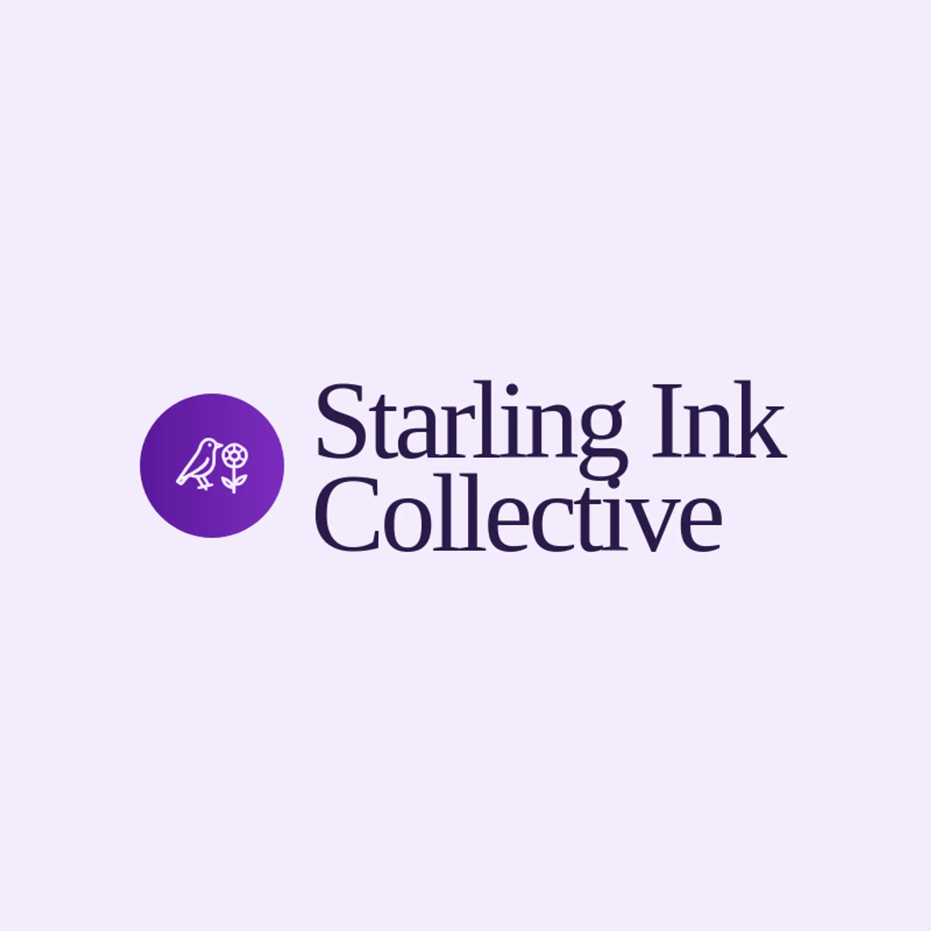 Starling Ink Collective logo for tattoo shop