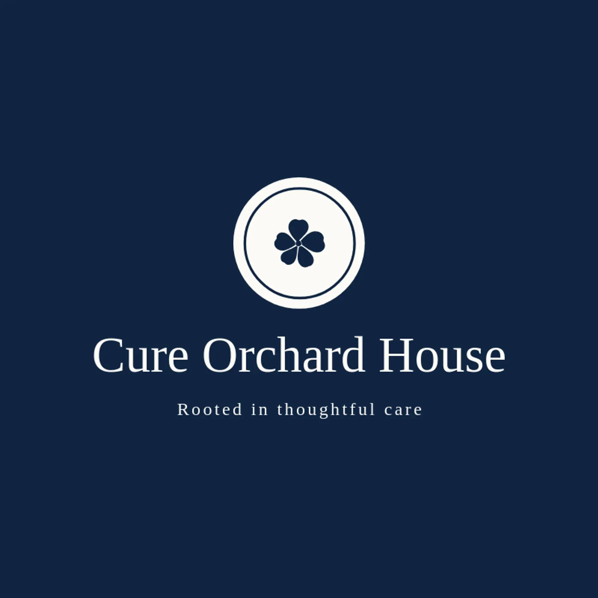 Cure Orchard House logo for cure