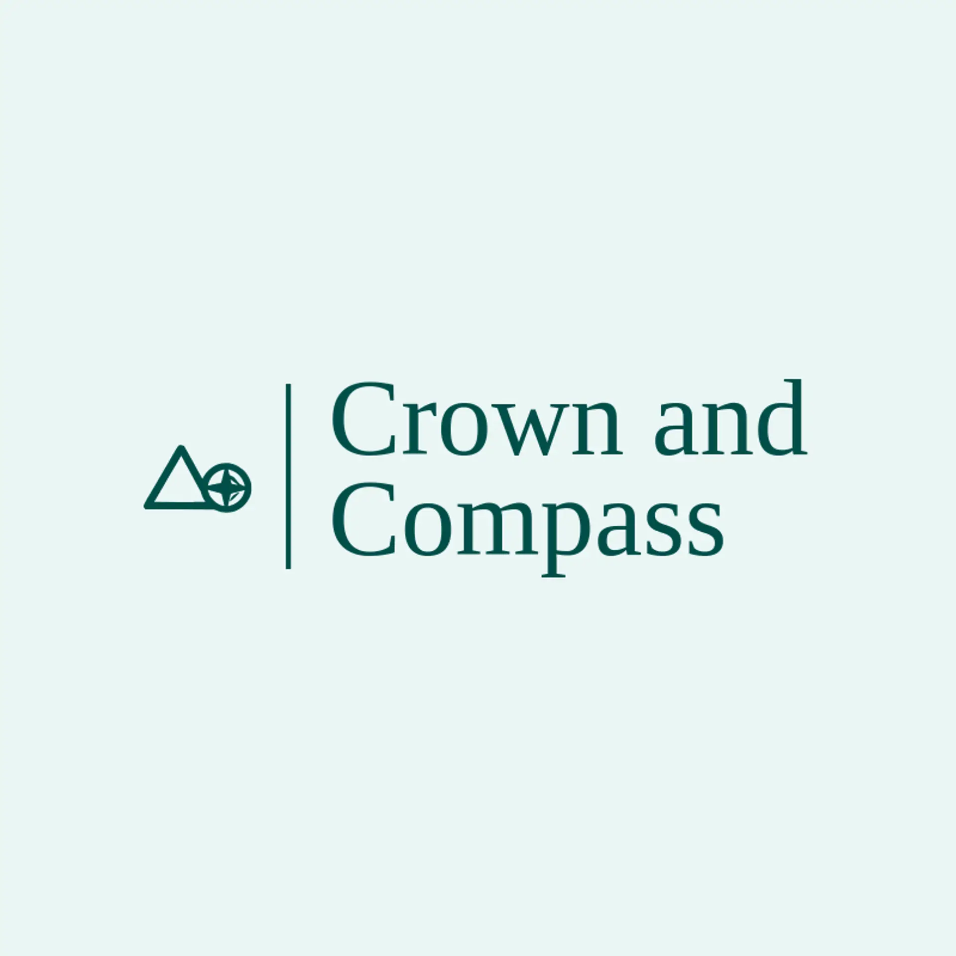 Crown and Compass logo for pyramid
