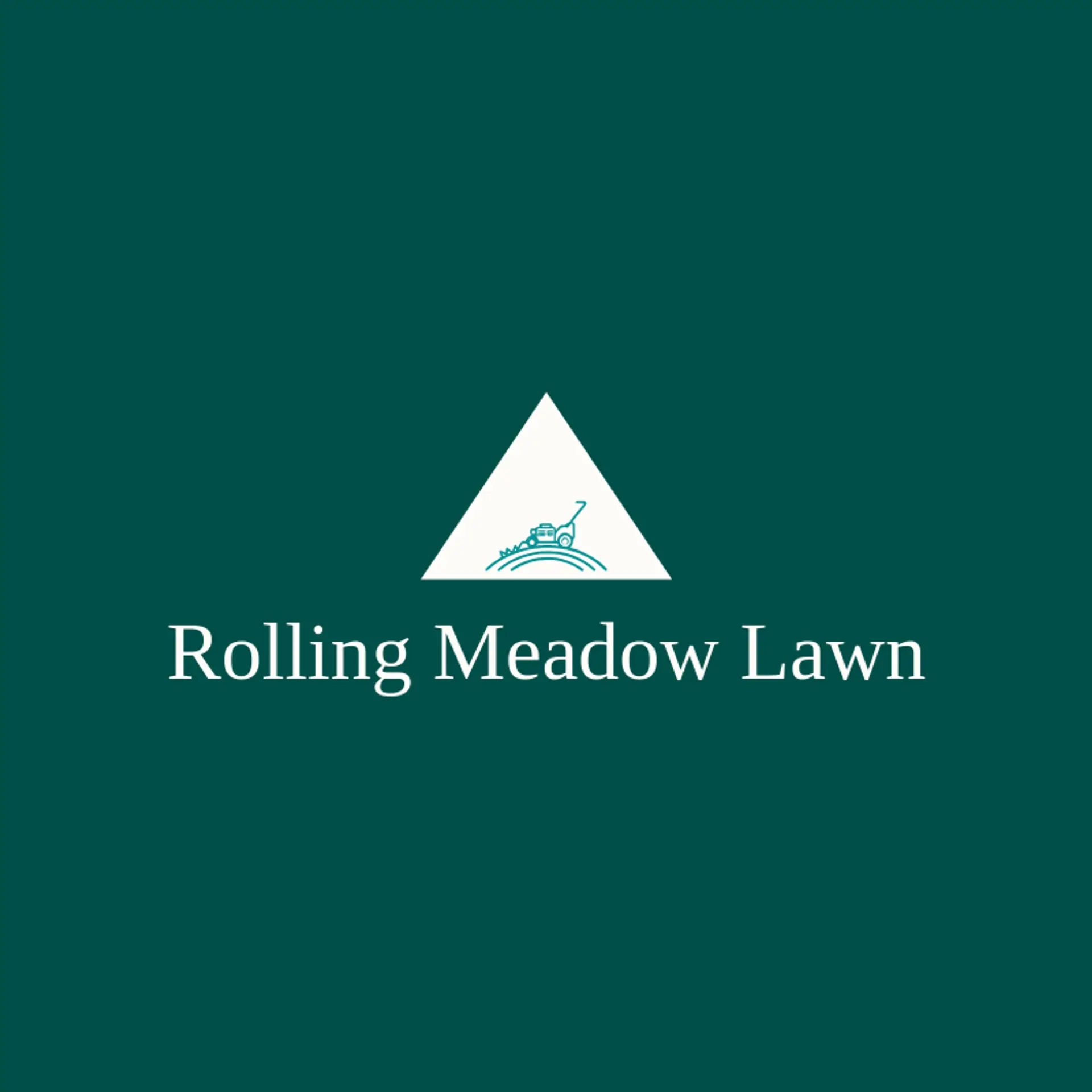 Rolling Meadow Lawn logo for lawn mowing