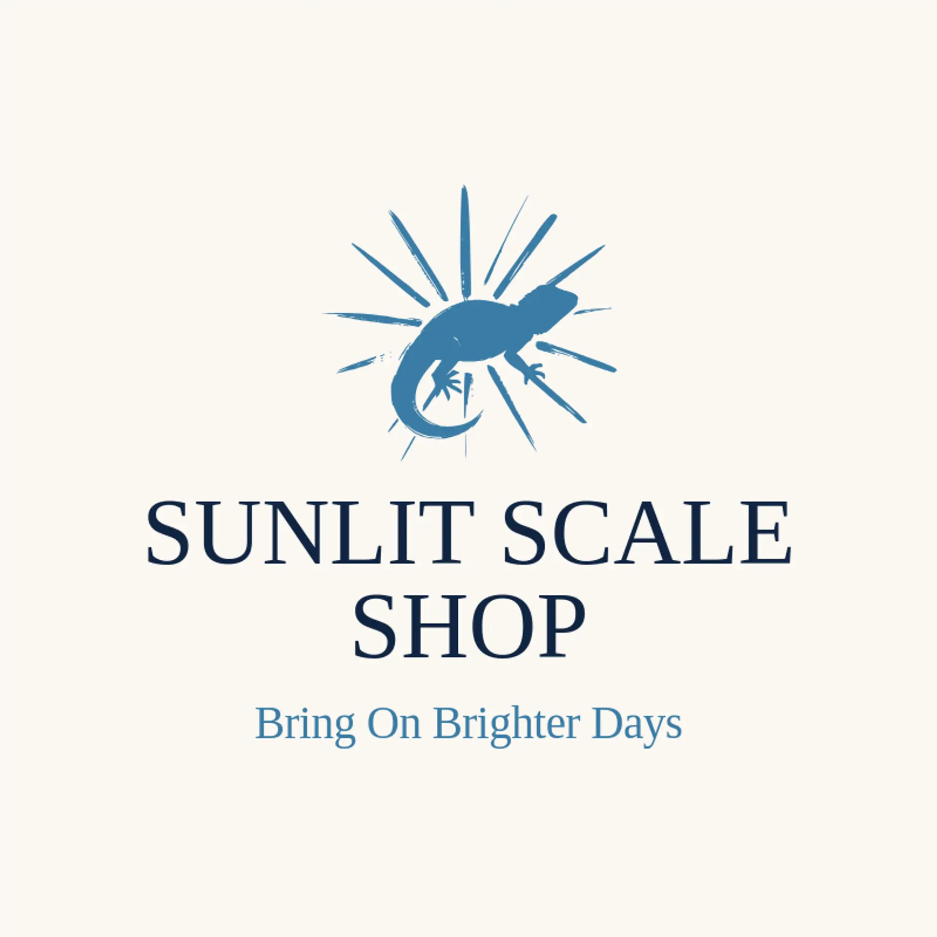 Sunlit Scale Shop logo for lizard