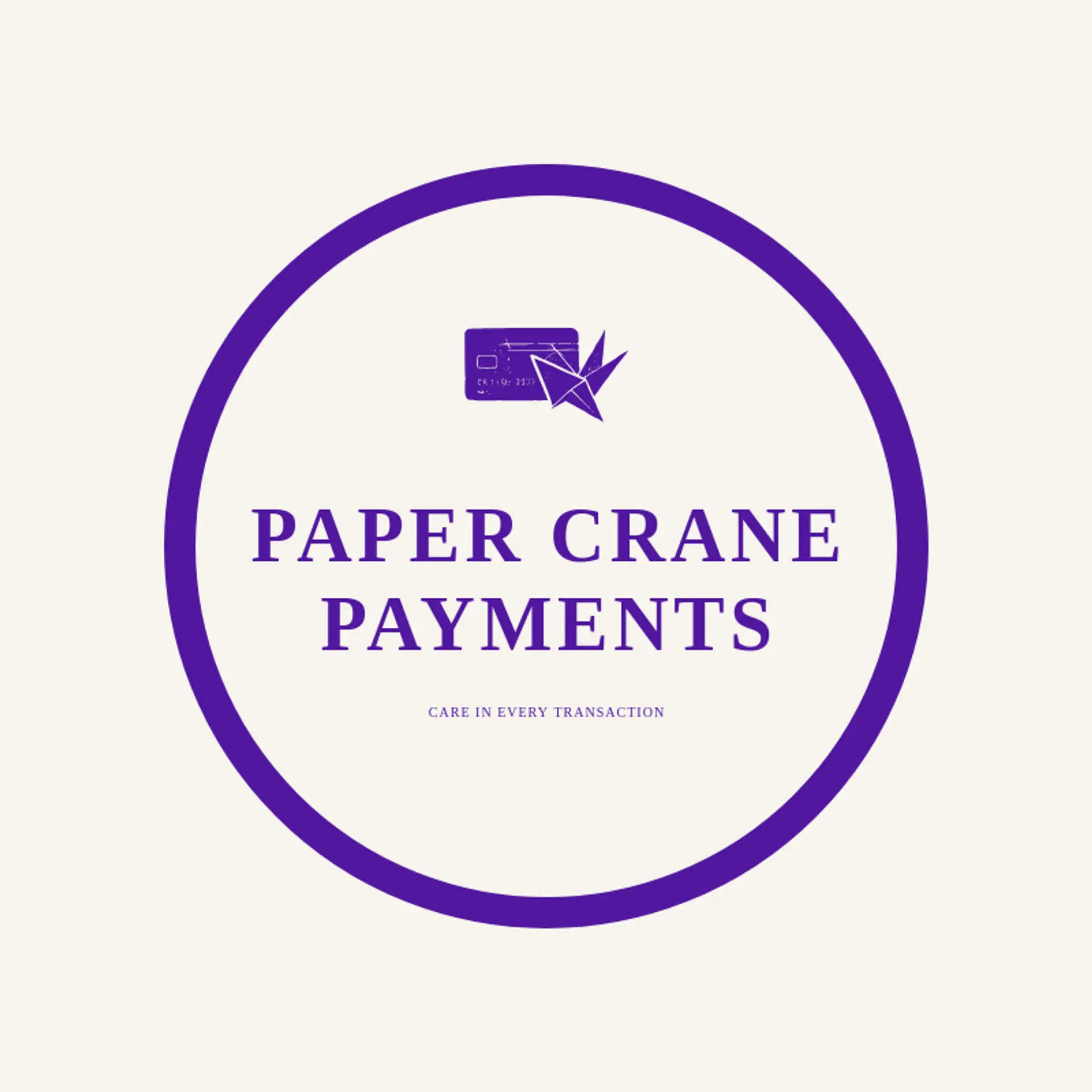 Paper Crane Payments logo for payment