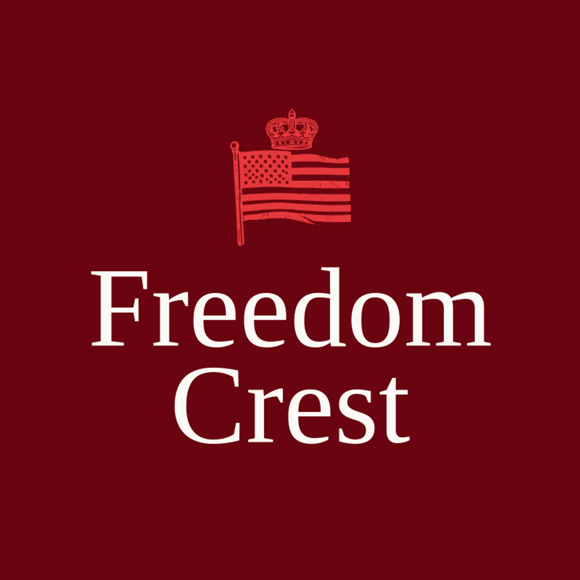 Freedom Crest logo for usa flag