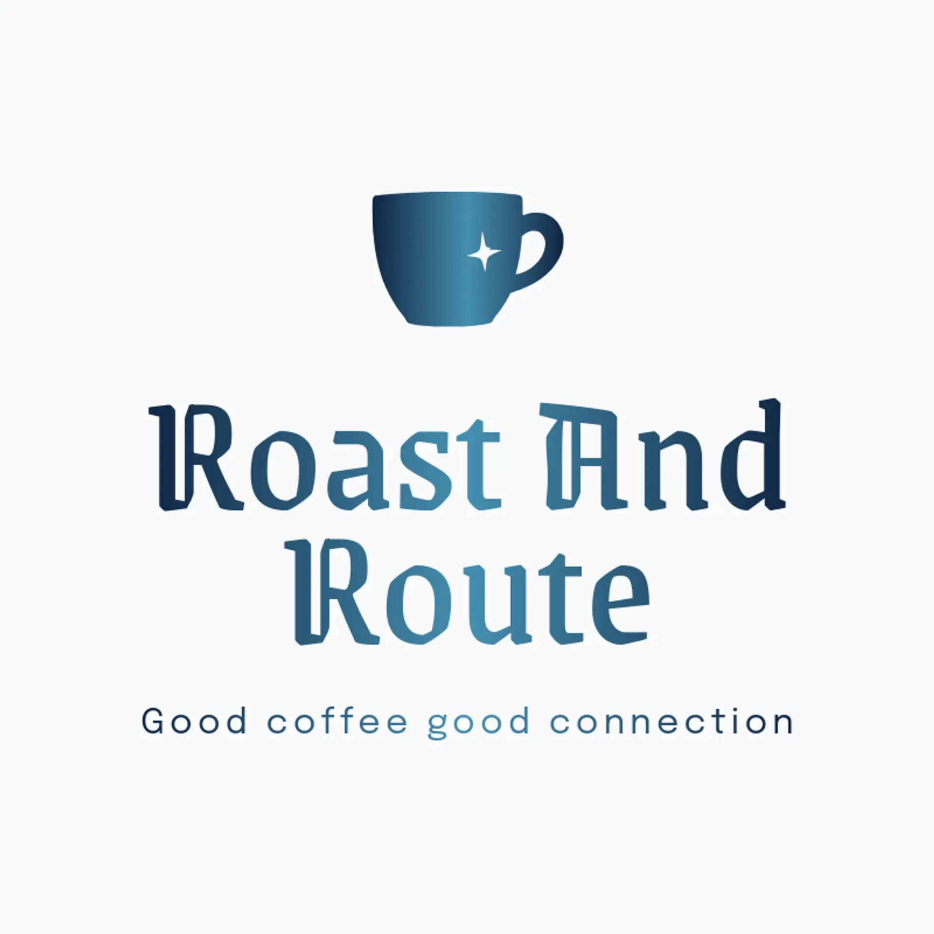 Roast and Route logo for cyber cafe