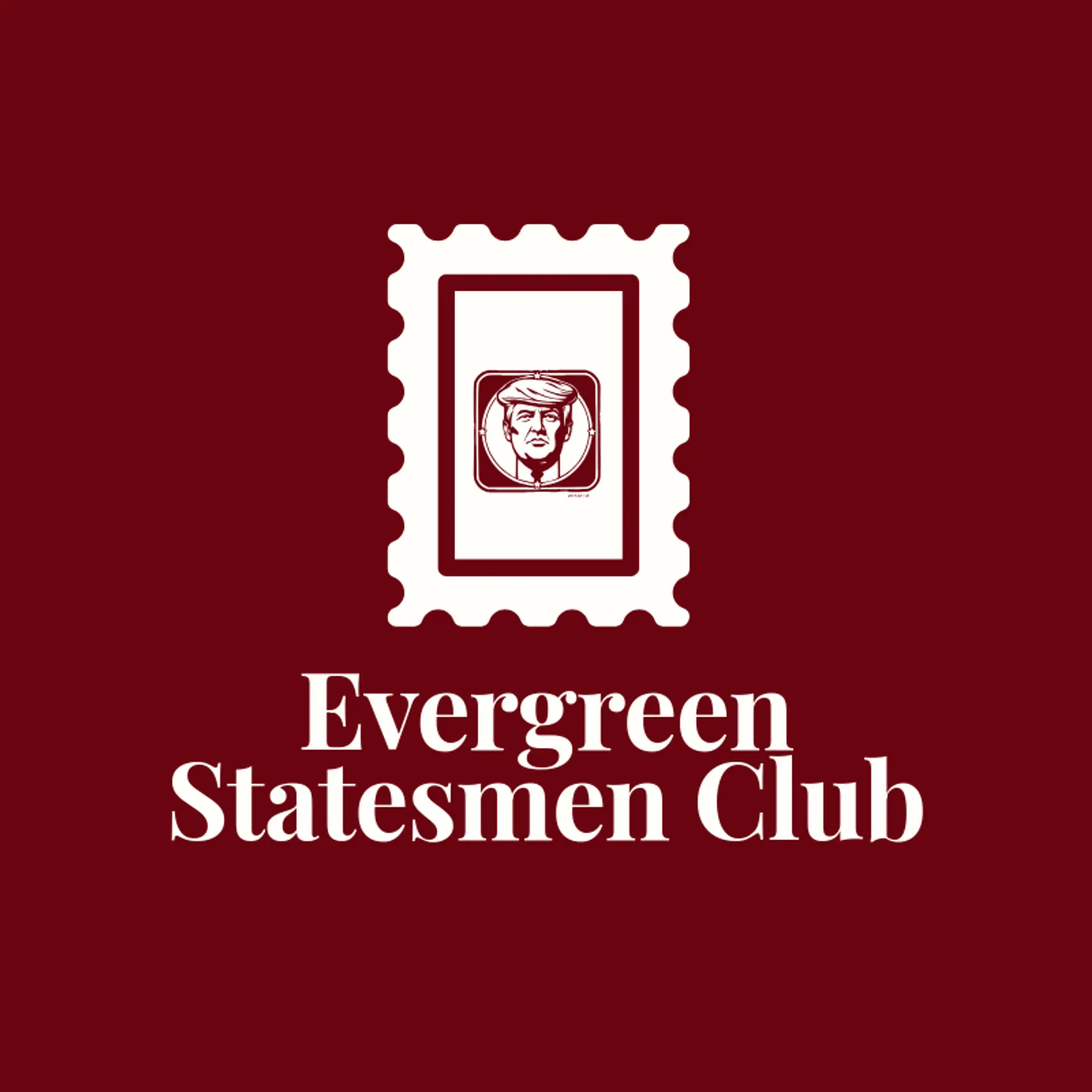 Evergreen Statesmen Club logo for president