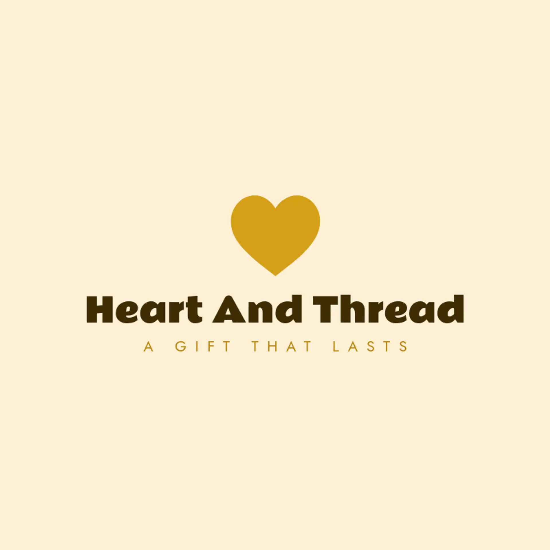 Heart And Thread logo for bracelet