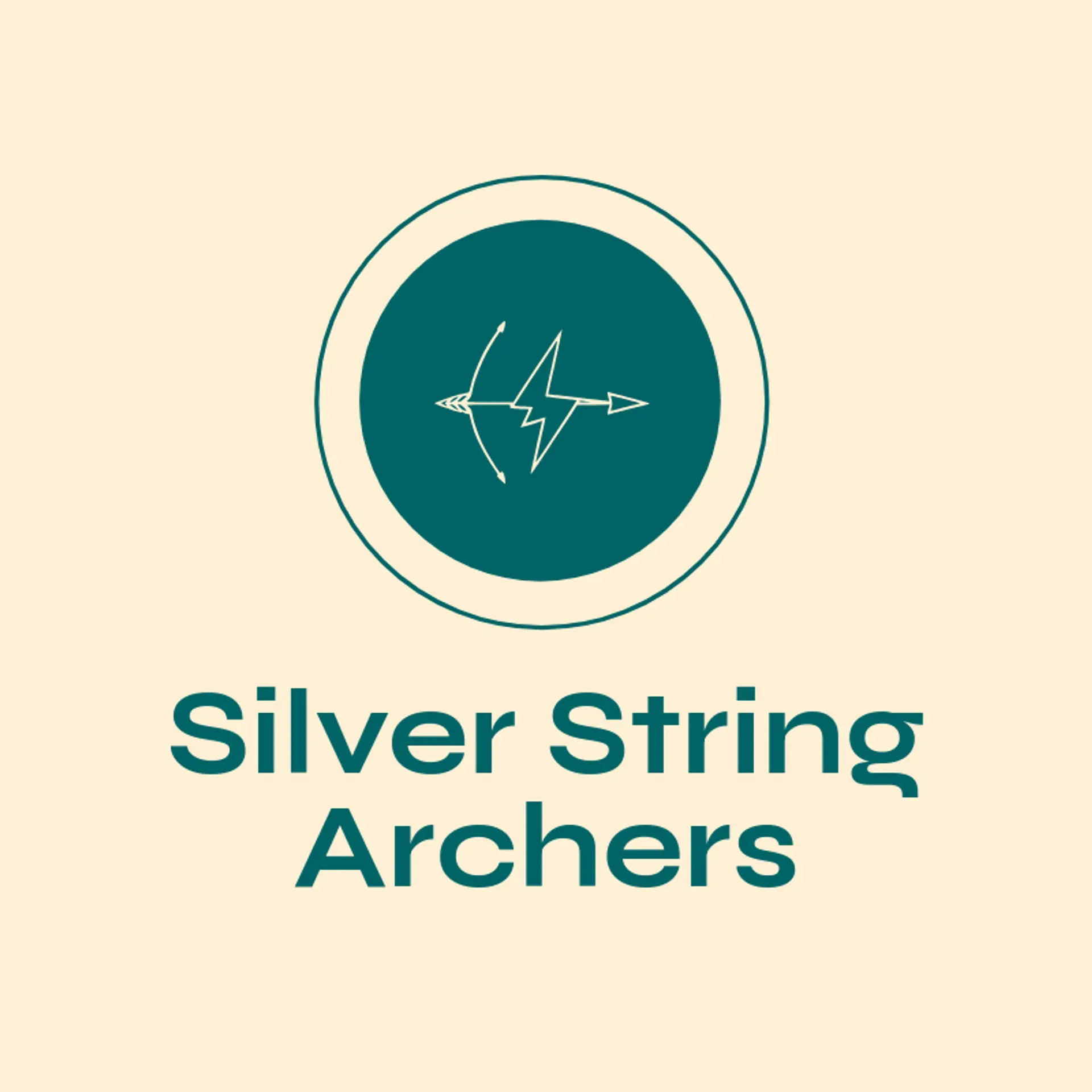 Silver String Archers logo for archer
