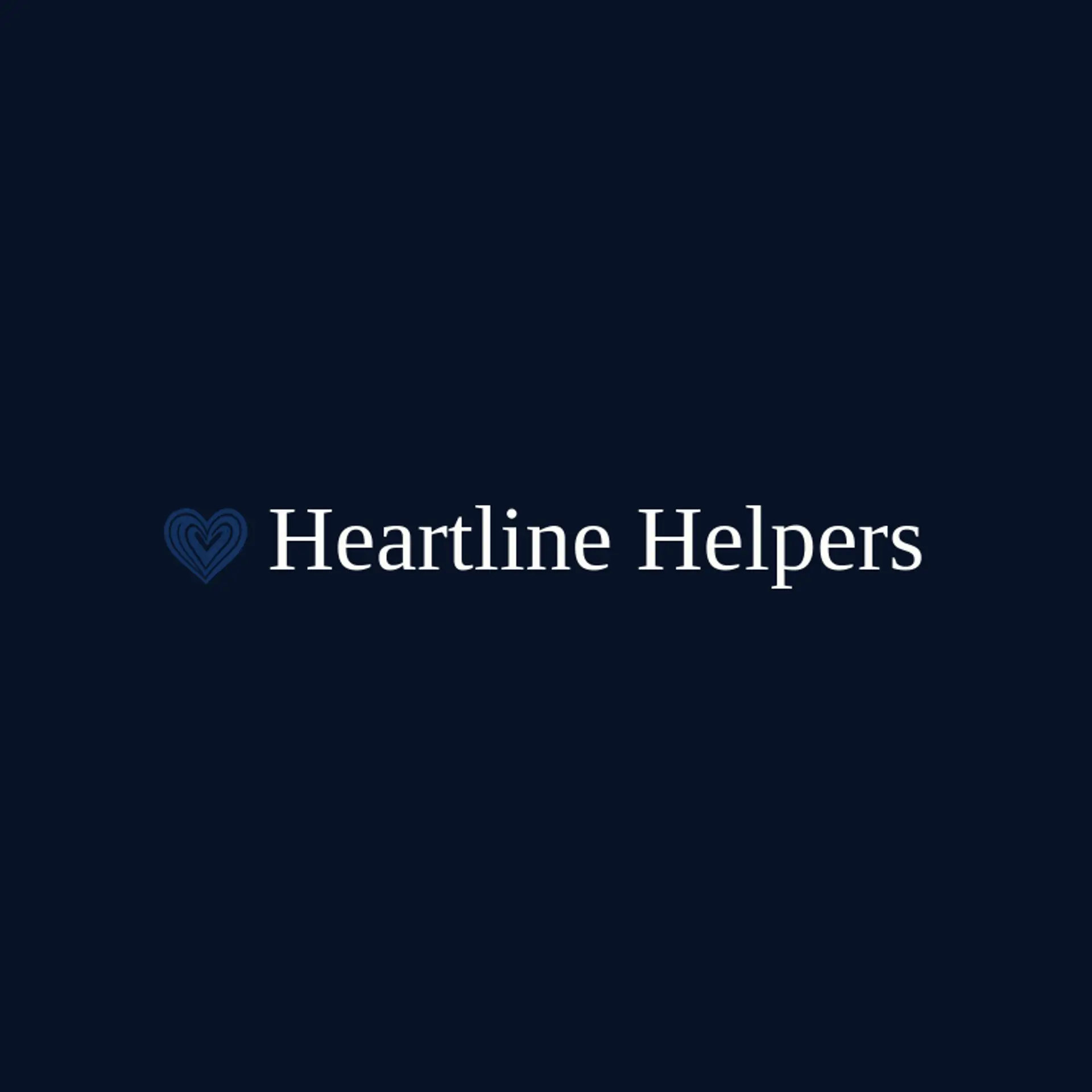 Heartline Helpers logo for volunteer