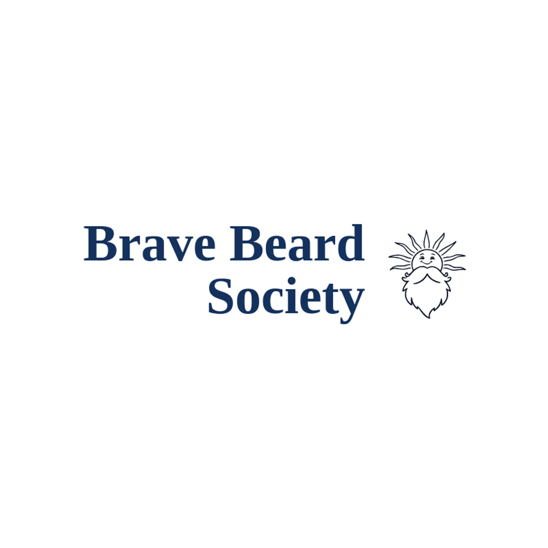 Brave Beard Society logo for beard