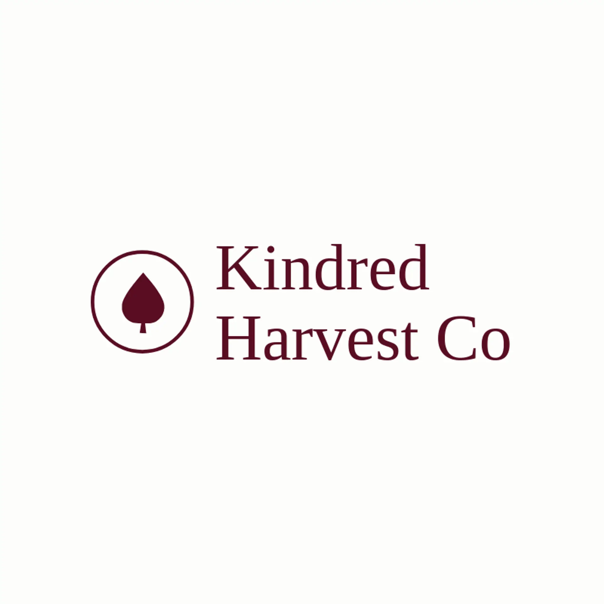 Kindred Harvest Co logo for fresh