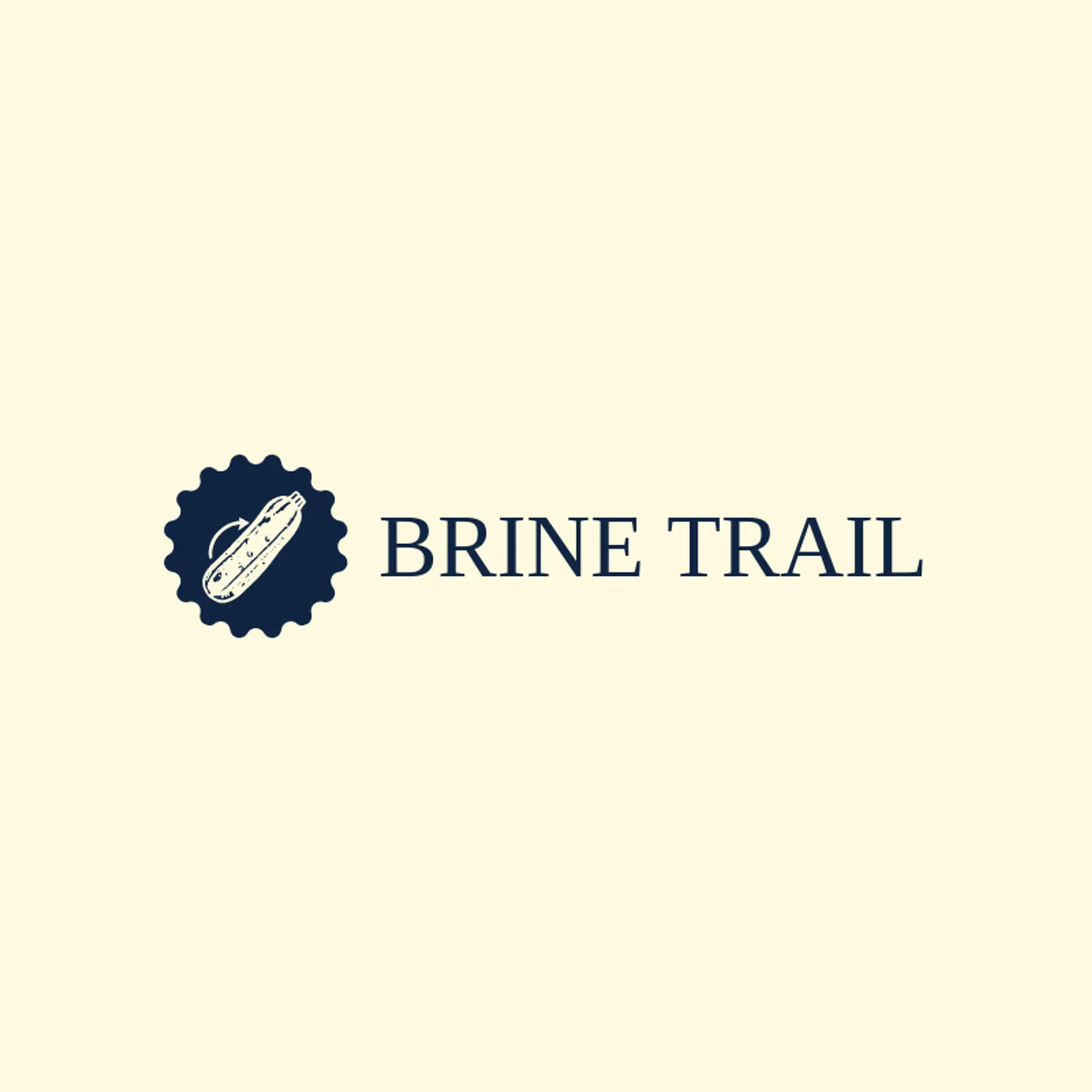 Brine Trail logo for pickle