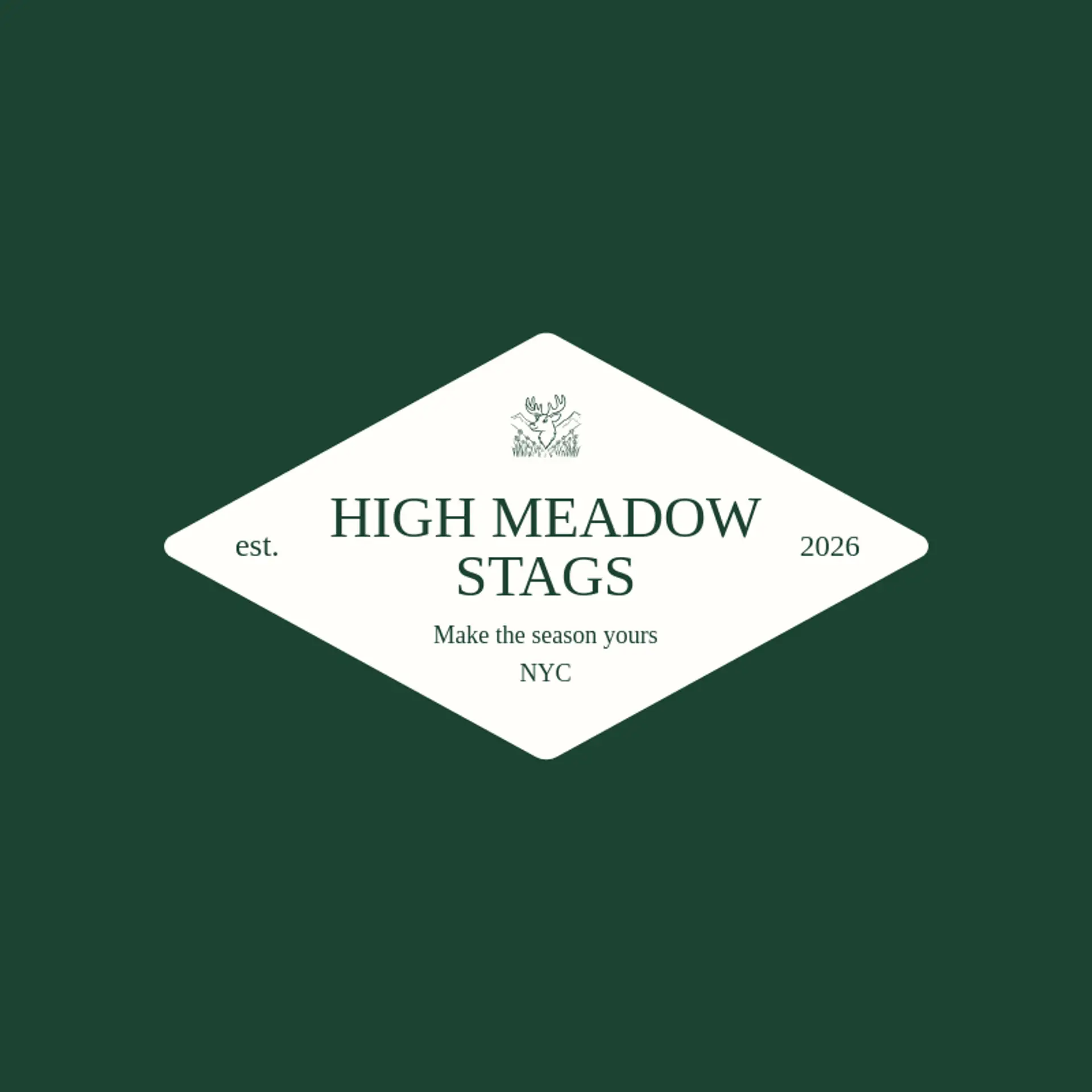 High Meadow Stags logo for deer hunting