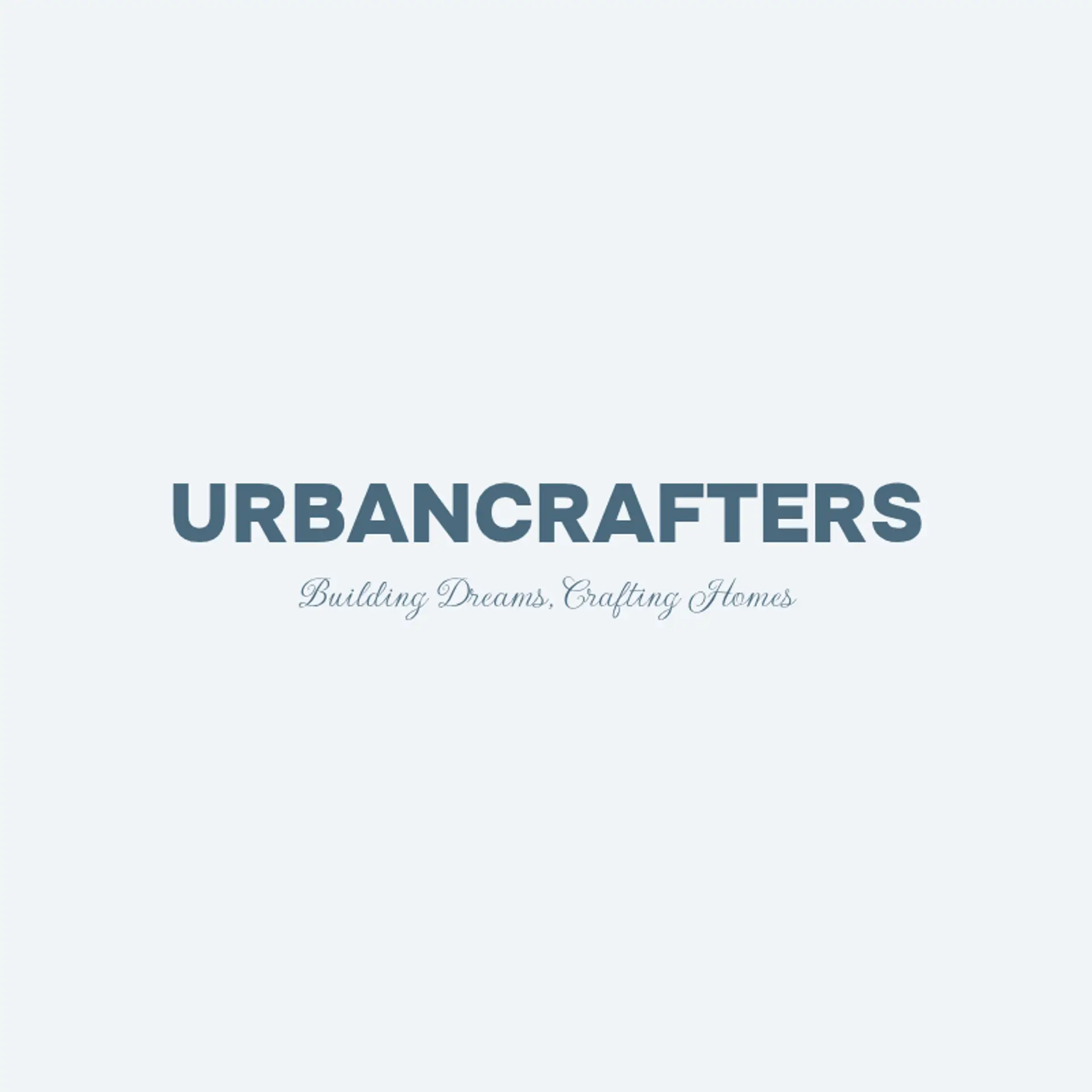 UrbanCrafters logo for construction house
