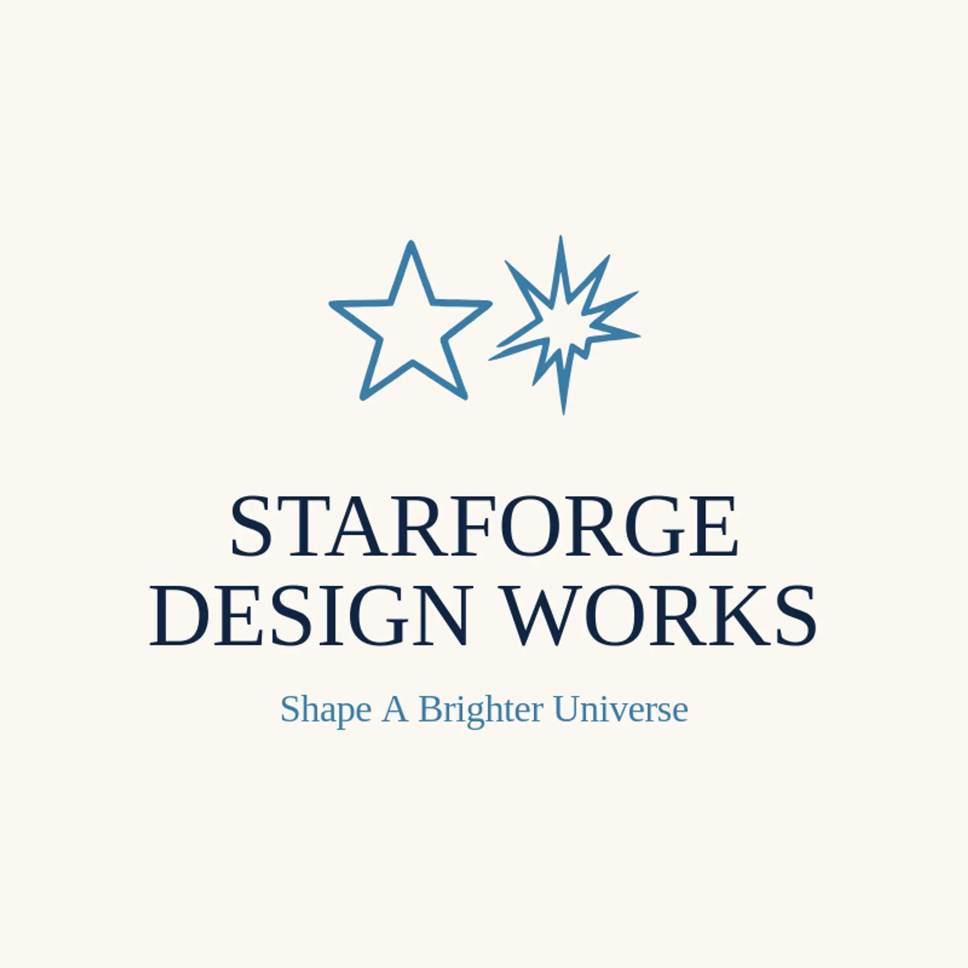 Starforge Design Works logo for universe