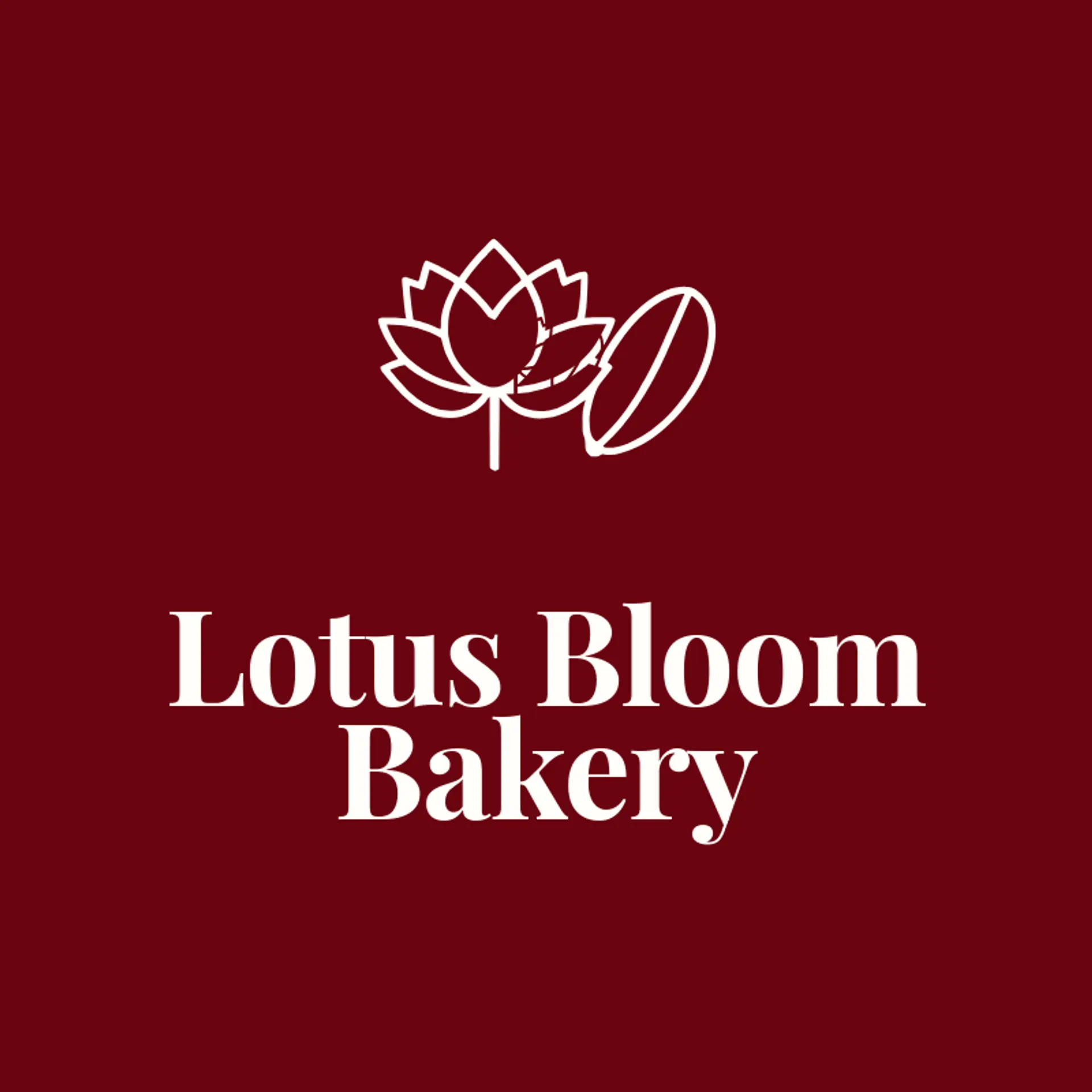 Lotus Bloom Bakery logo for lotus