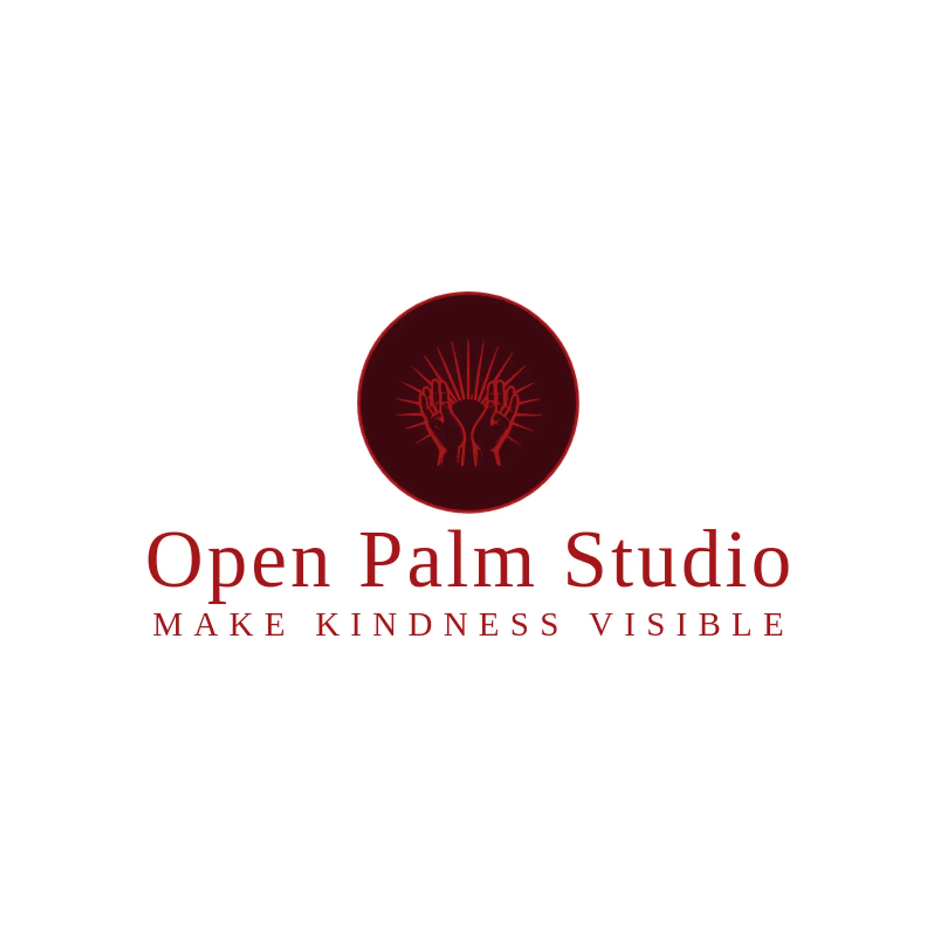 Open Palm Studio logo for hands