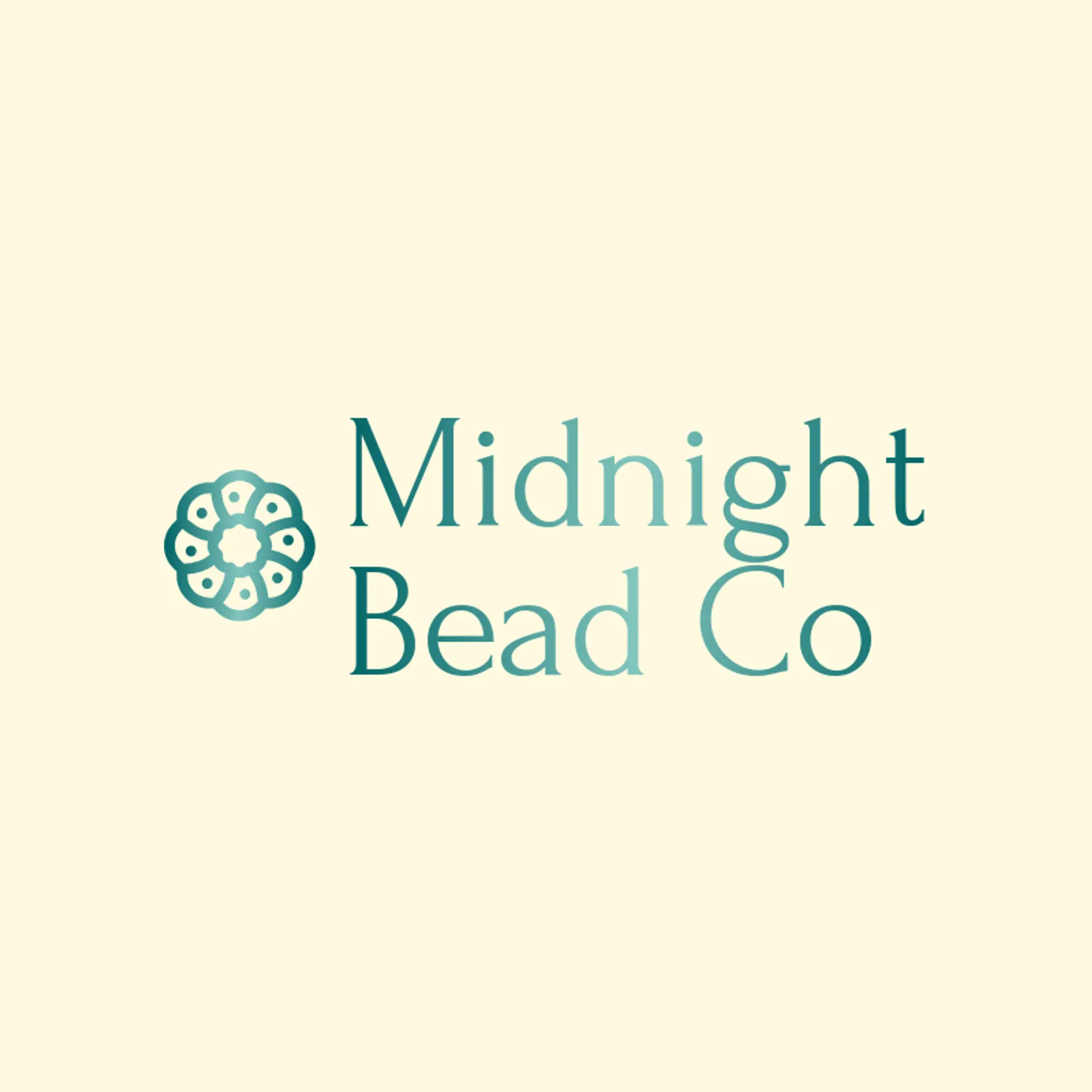 Midnight Bead Co logo for mardi gras