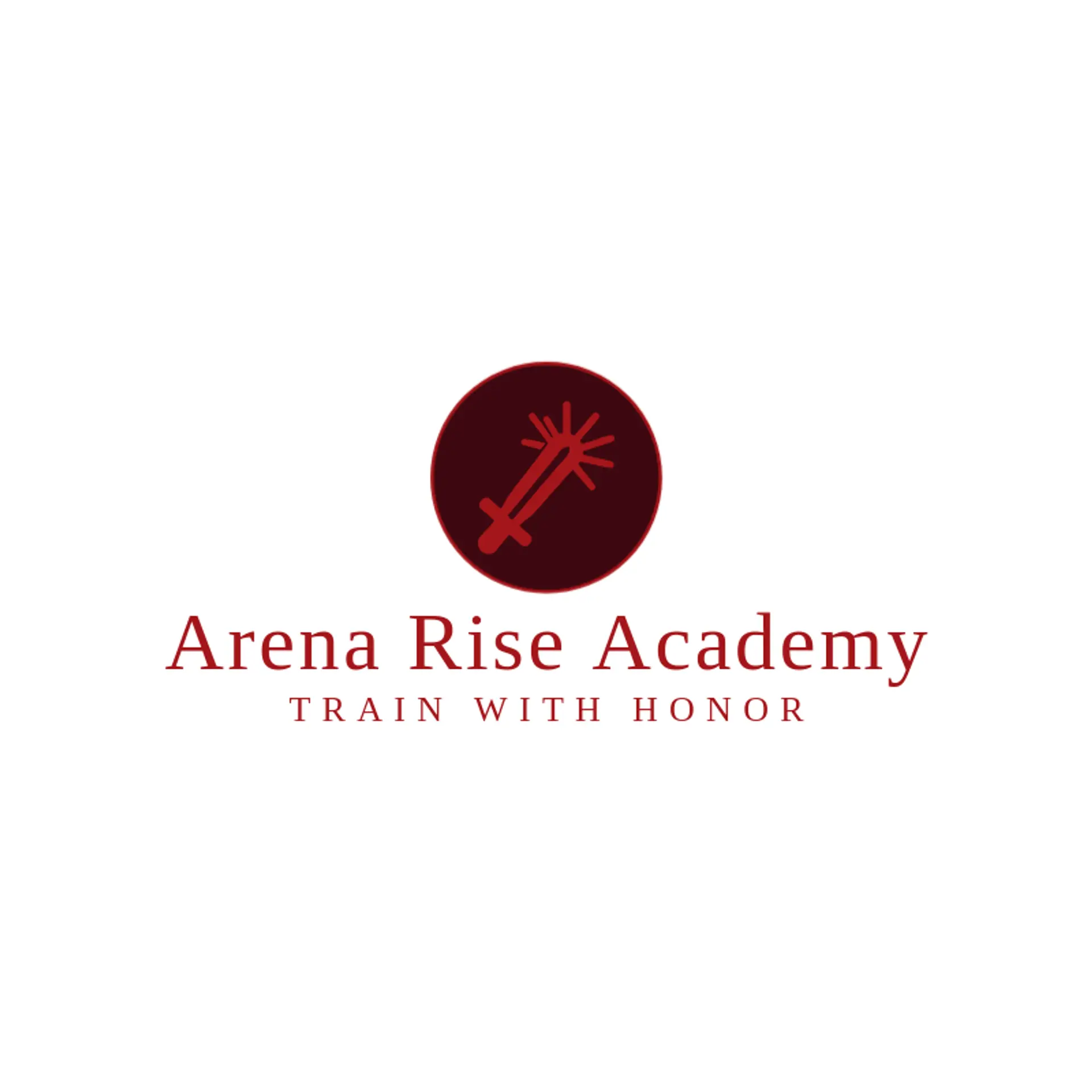 Arena Rise Academy logo for gladiator