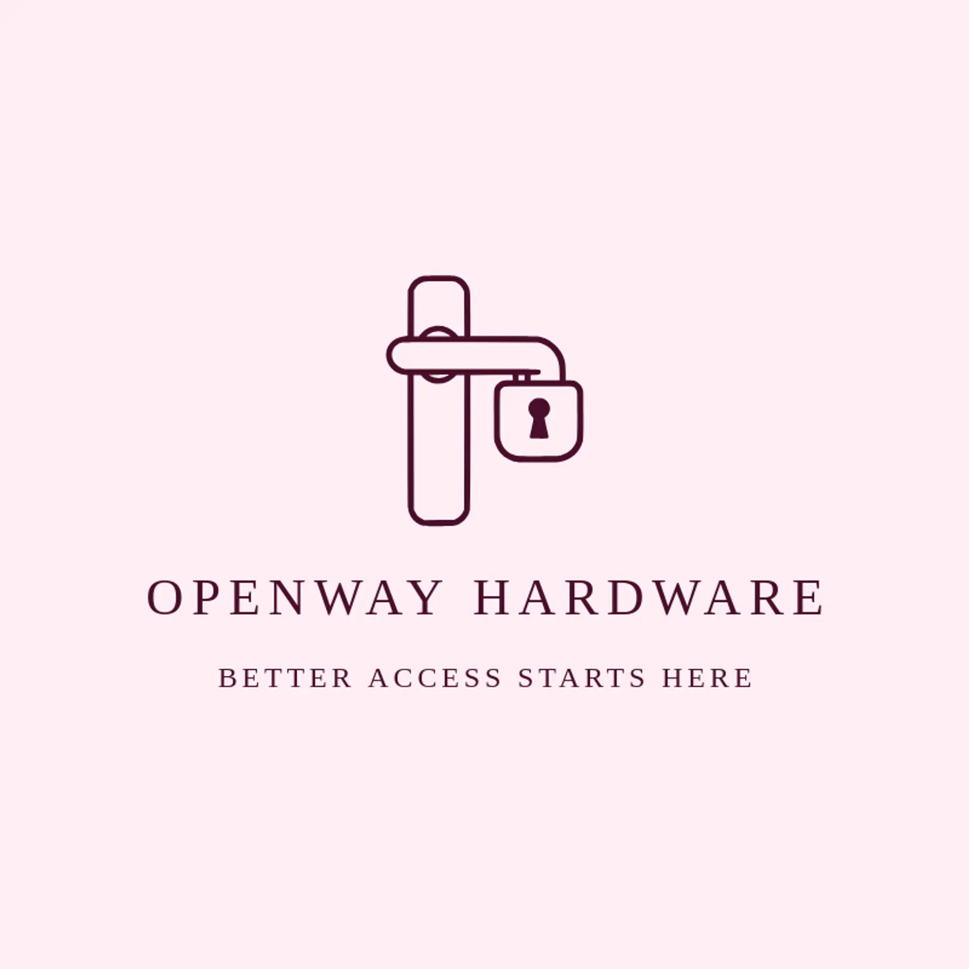 Openway Hardware logo for lock