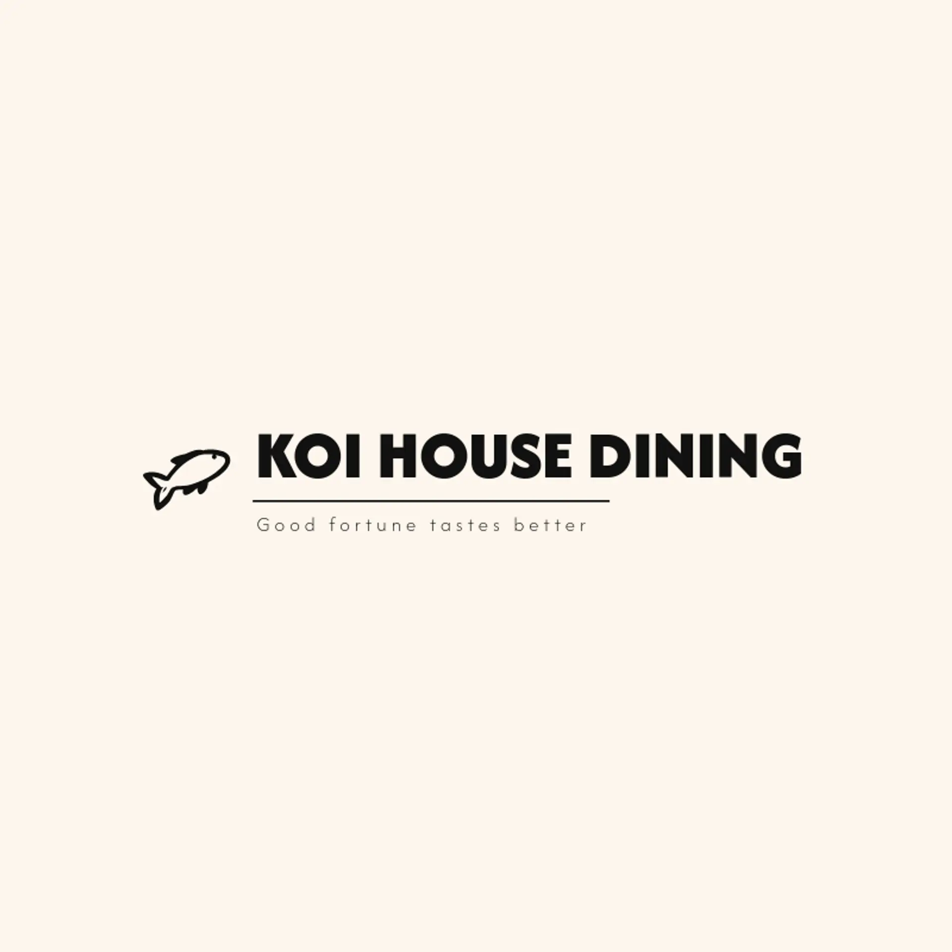 Koi House Dining logo for chinese