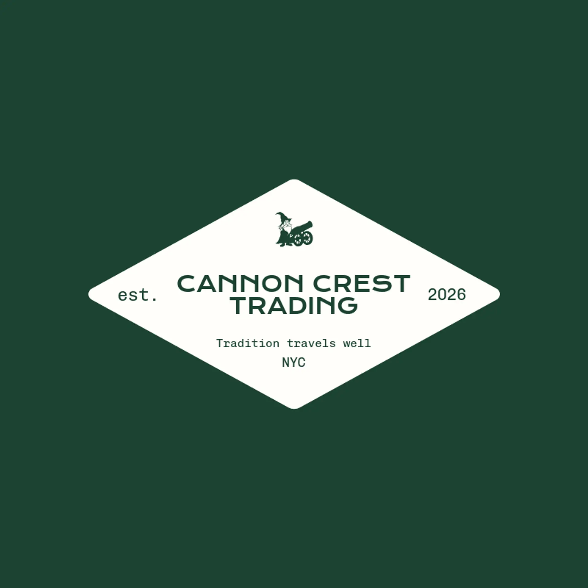 Cannon Crest Trading logo for cannon