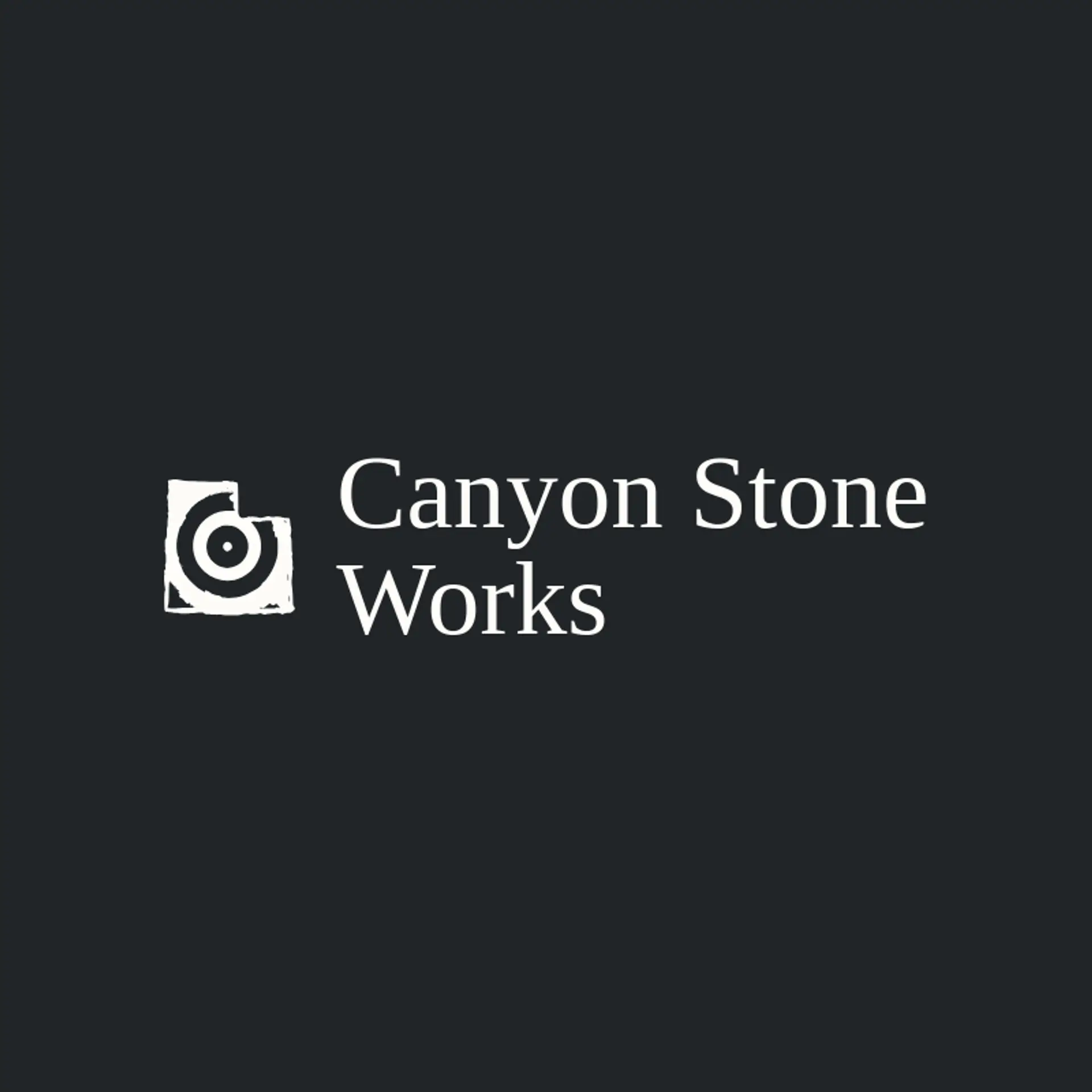 Canyon Stone Works logo for utah