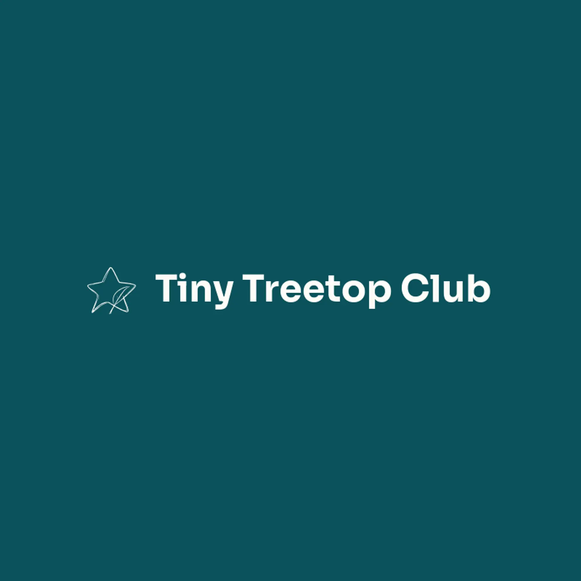 Tiny Treetop Club logo for daycare