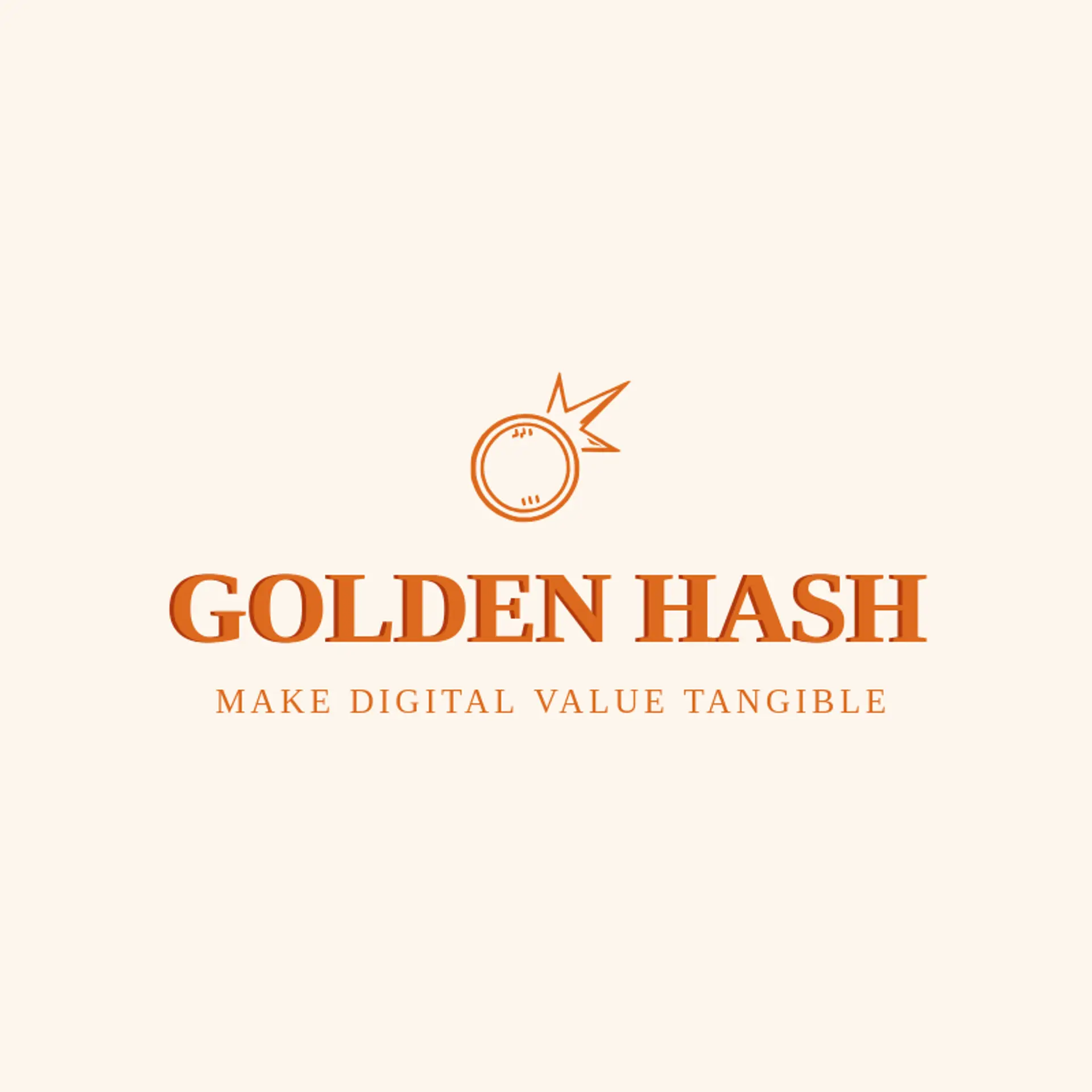 Golden Hash logo for cryptocurrency