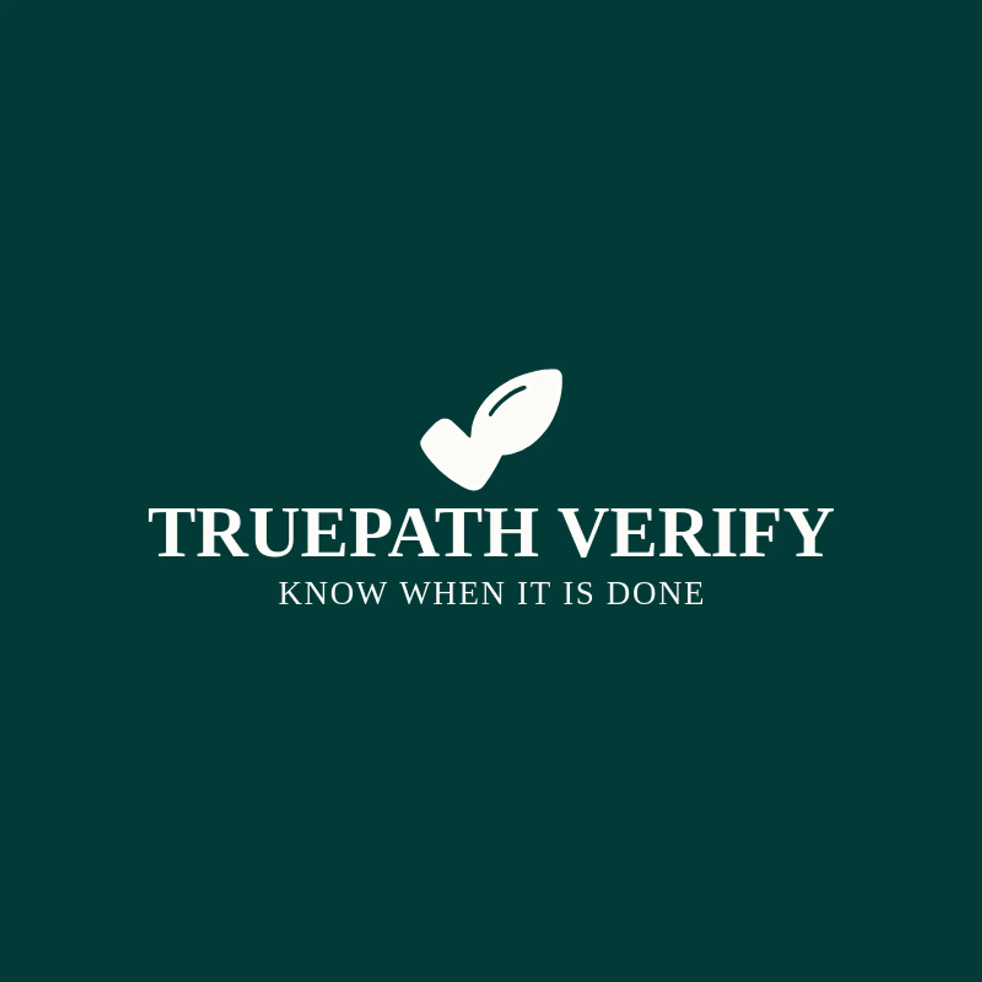 Truepath Verify logo for check mark
