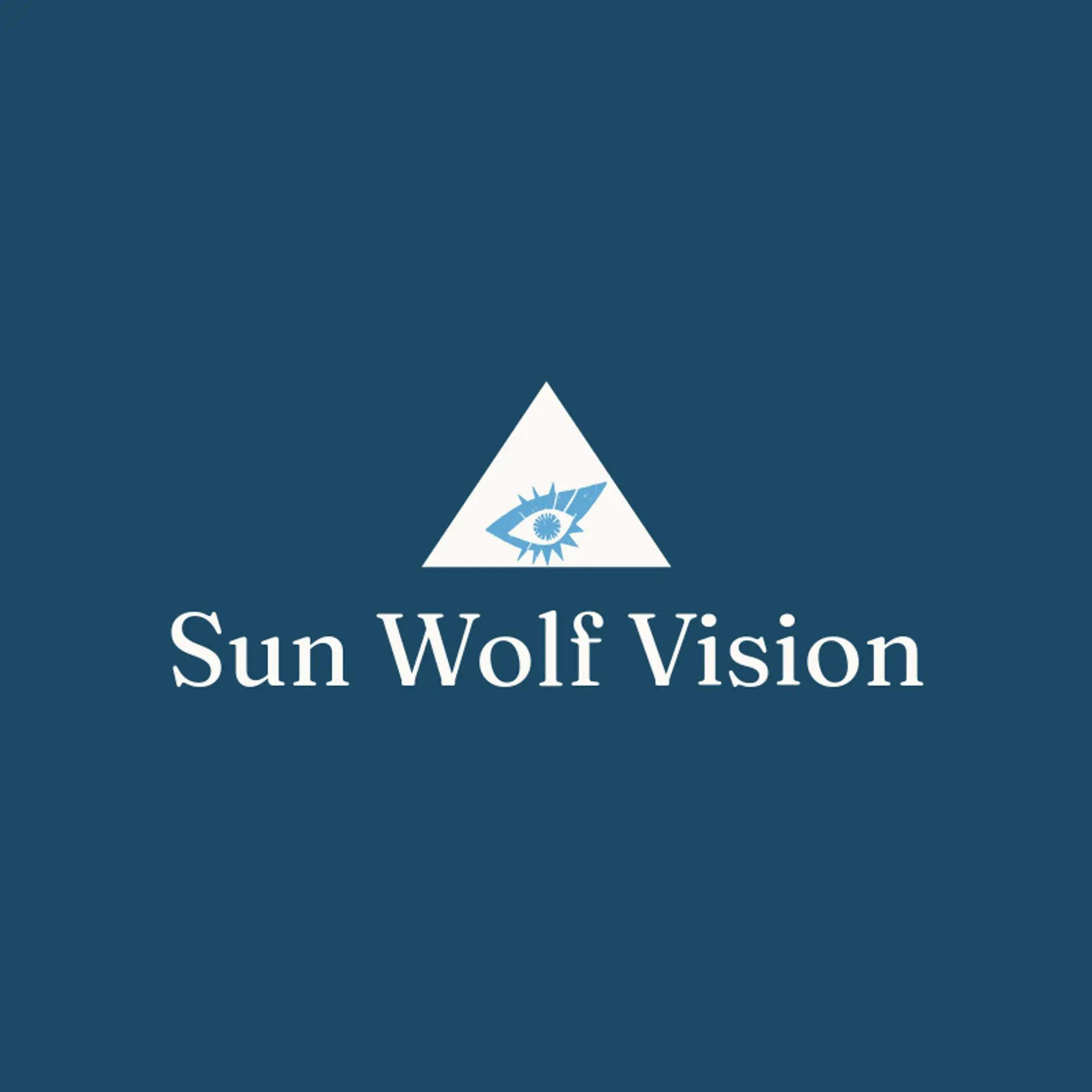 Sun Wolf Vision logo for wolf