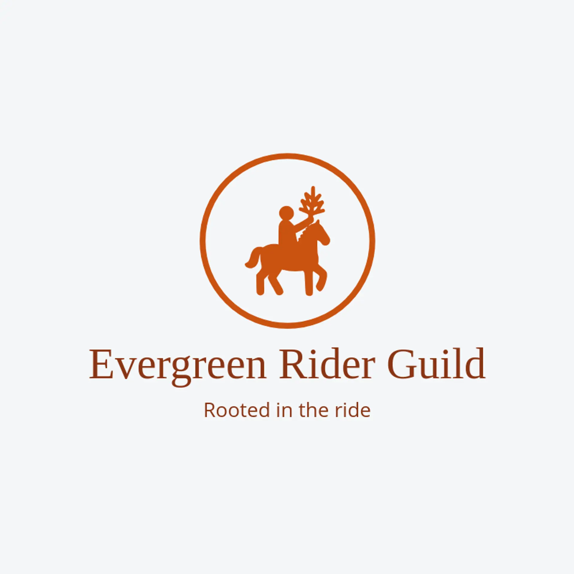 Evergreen Rider Guild logo for rider