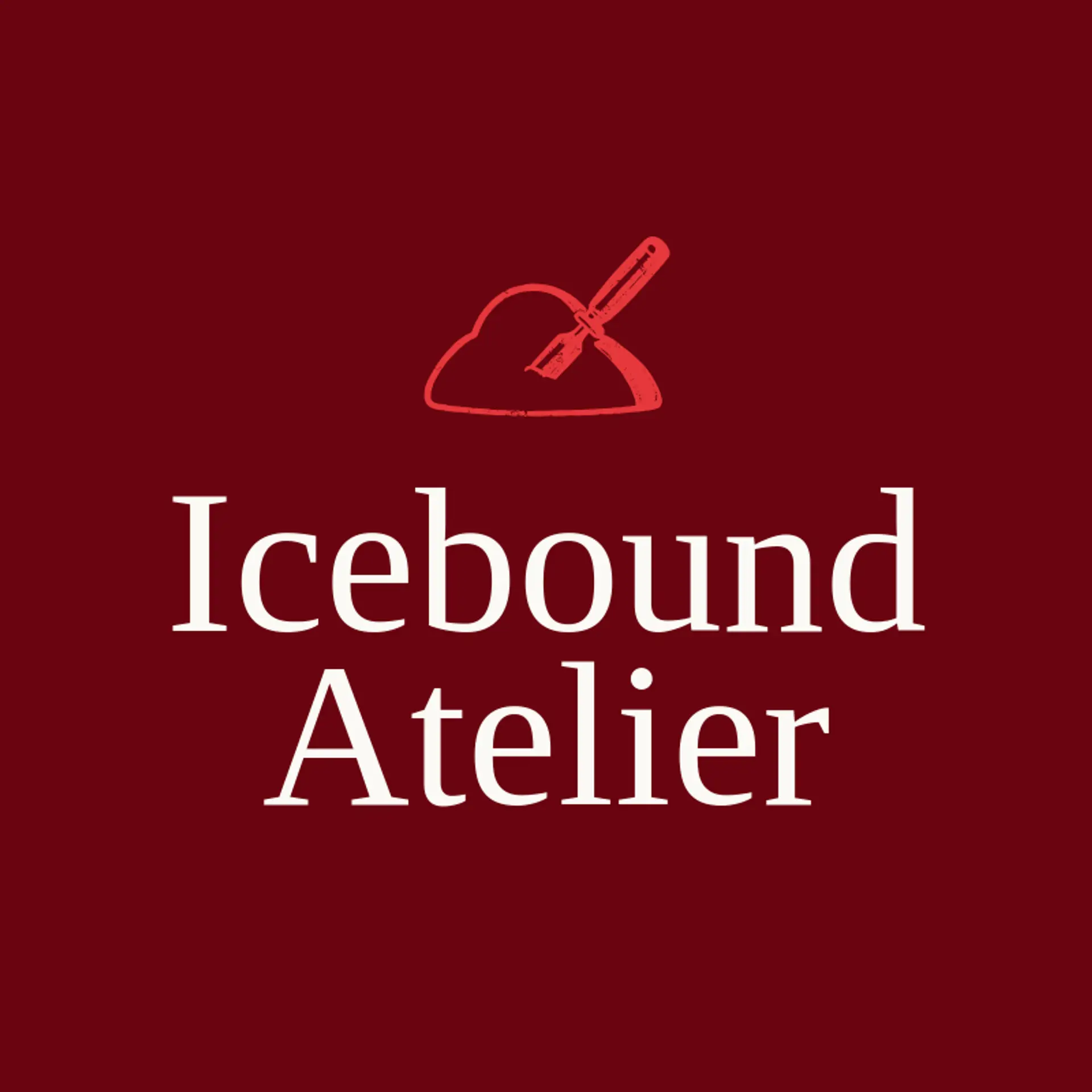 Icebound Atelier logo for snow