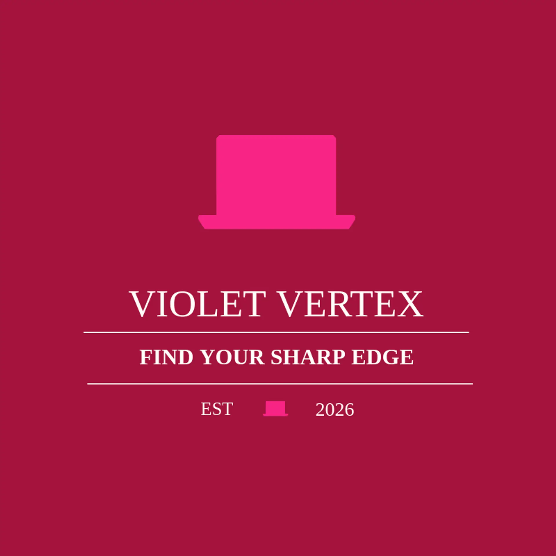 Violet Vertex logo for laptop